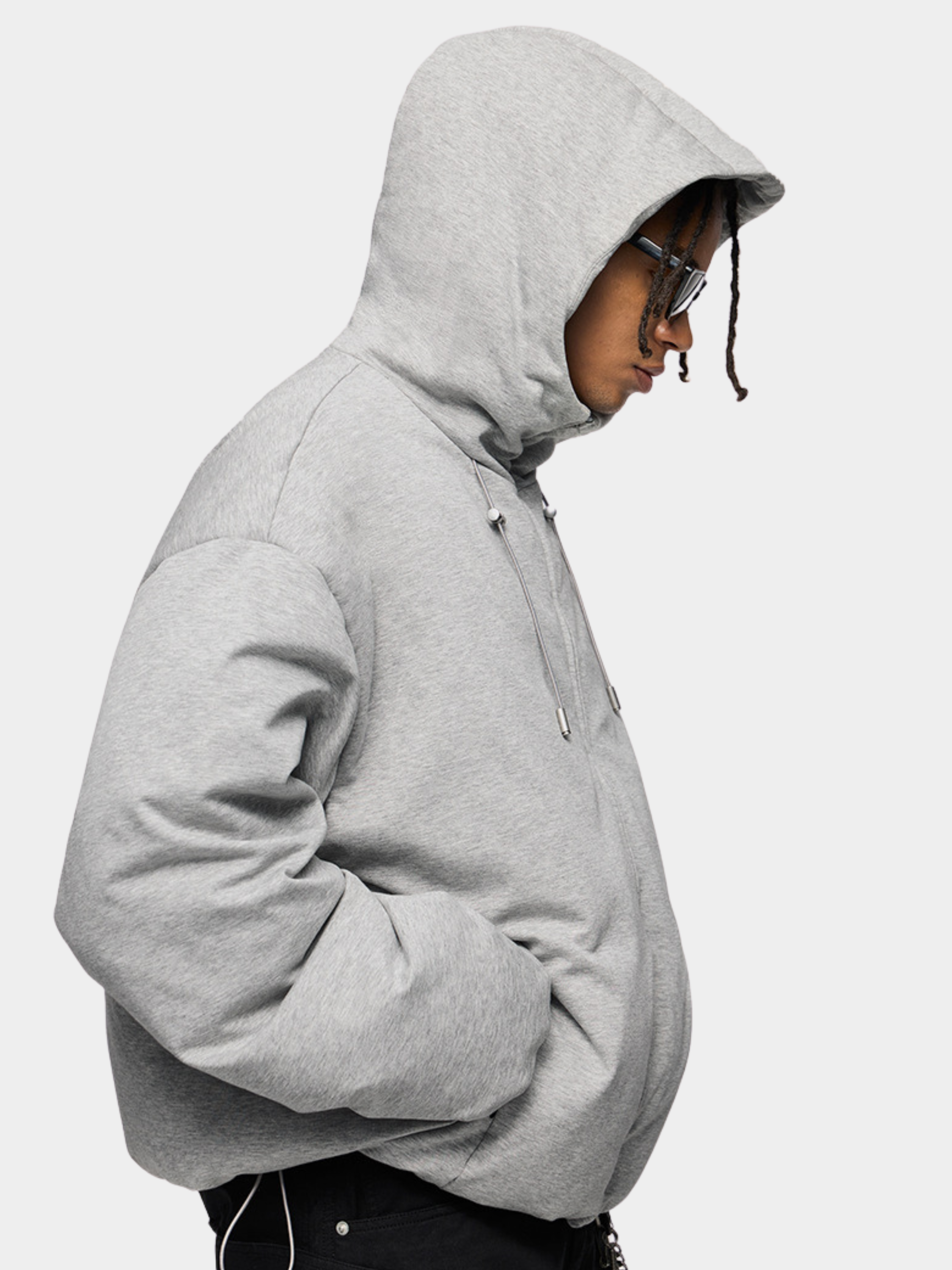 DryCanopy - 90% Duck Down Knit Fabric Hoodie Jacket