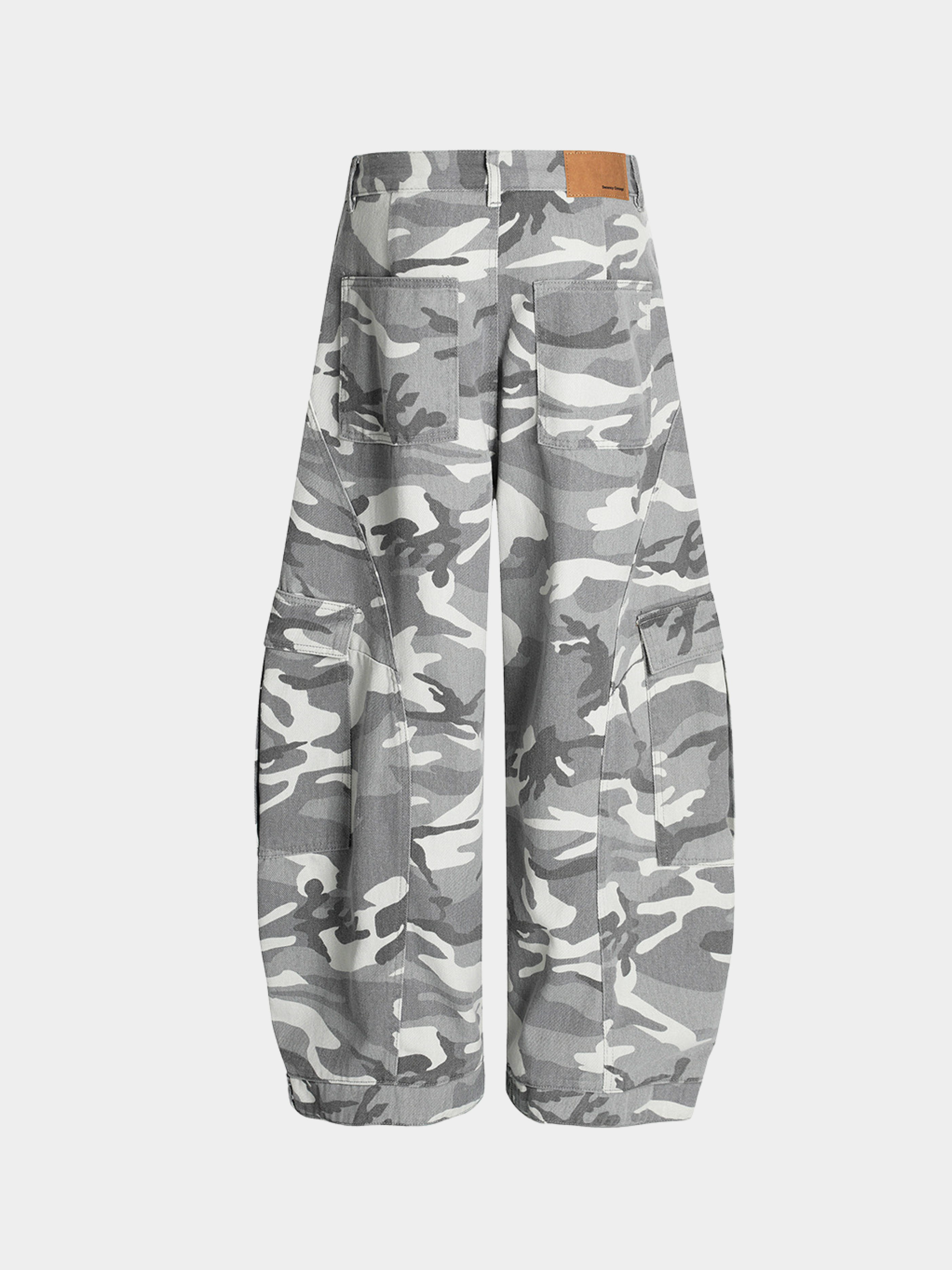TentClip - Men's Camo Flare Denim Pants