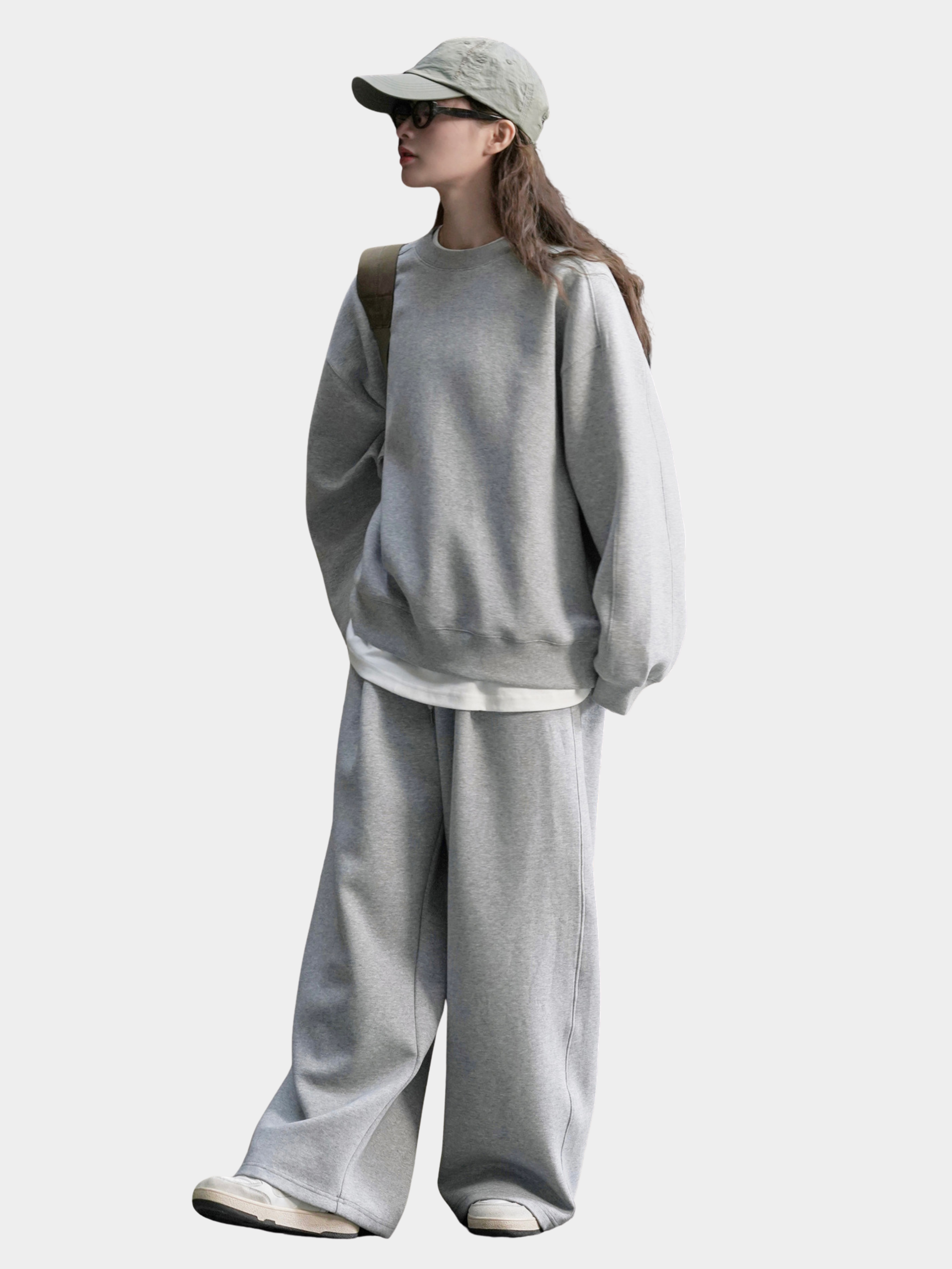 WolfView - Women's Air-Layer Loose-Fit Wide-Leg Sweatpants