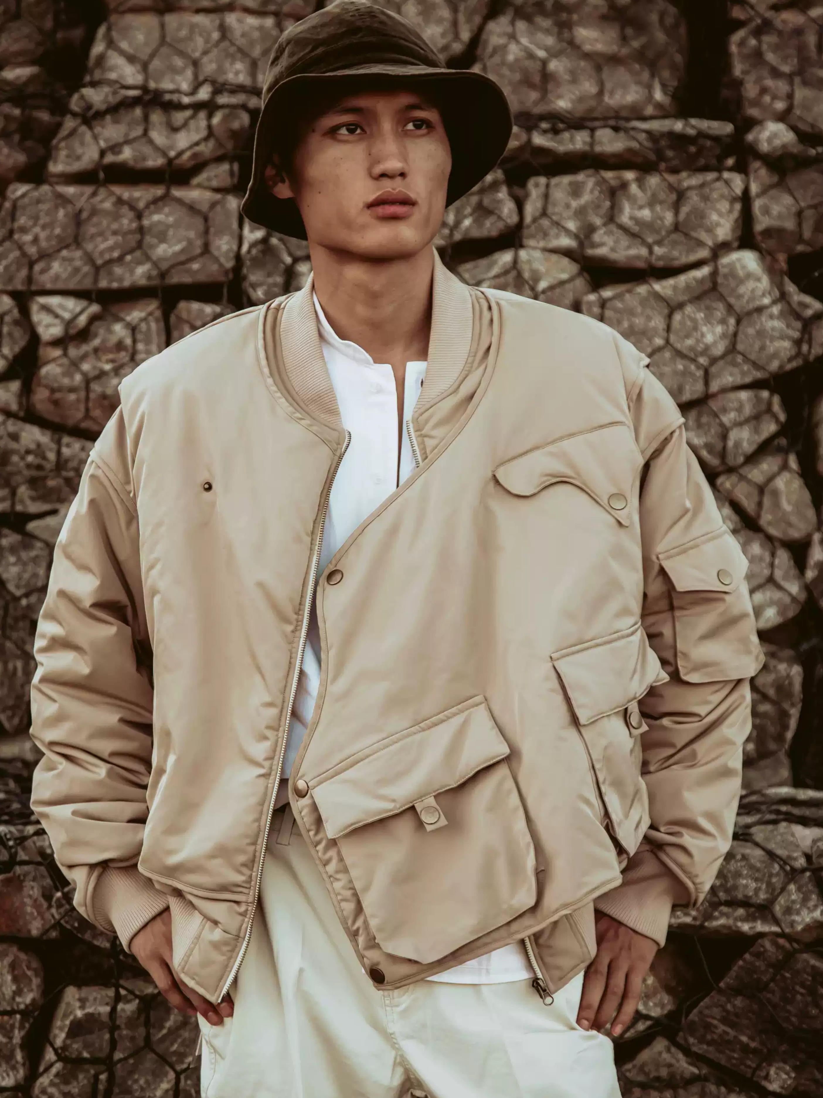DryJet - Men's Loose-Fit Windproof Thermal Cotton Jacket