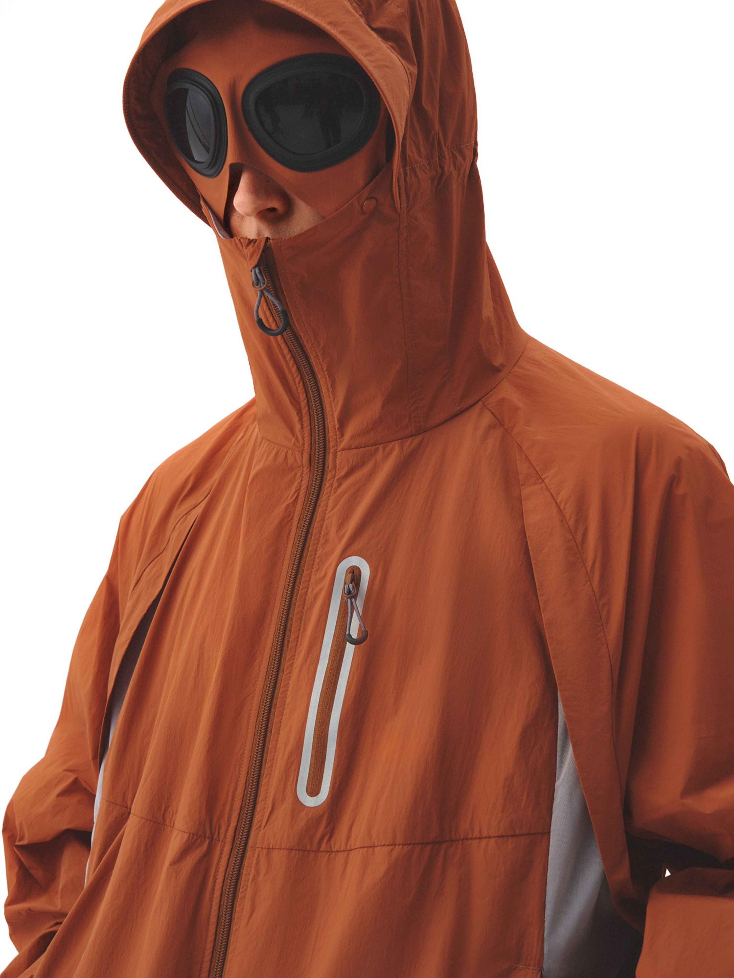 CampCoat - Unisex UPF 100+ Detachable Goggle Face-Shield Sun Jacket