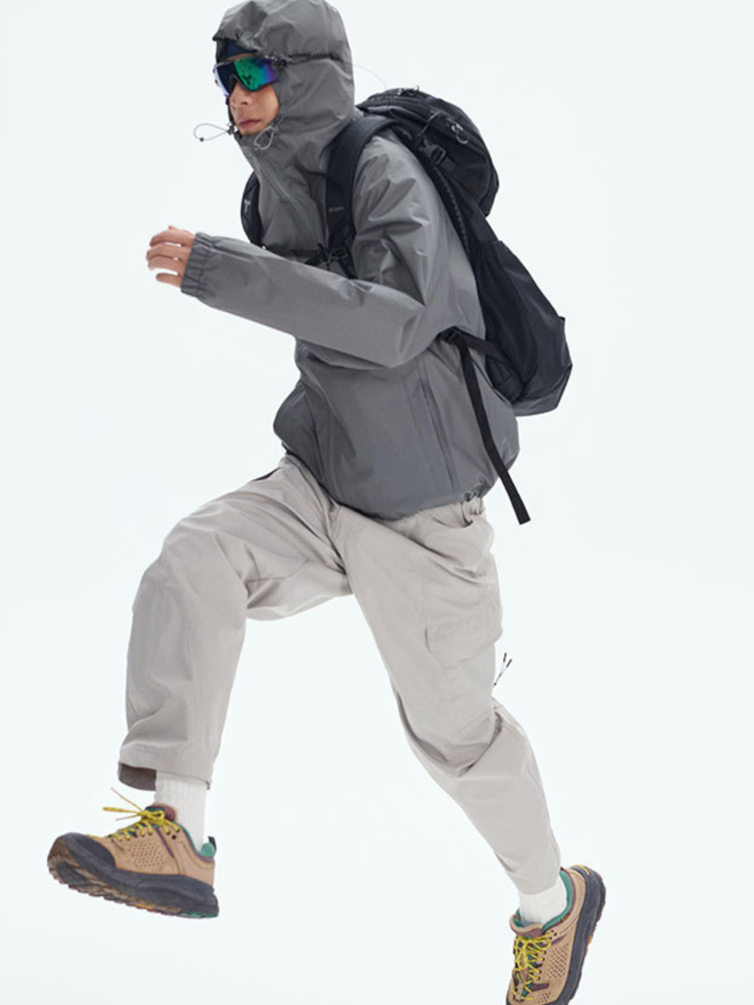 AshMode - Unisex Lightweight 3-Layer Hard Shell Jacket