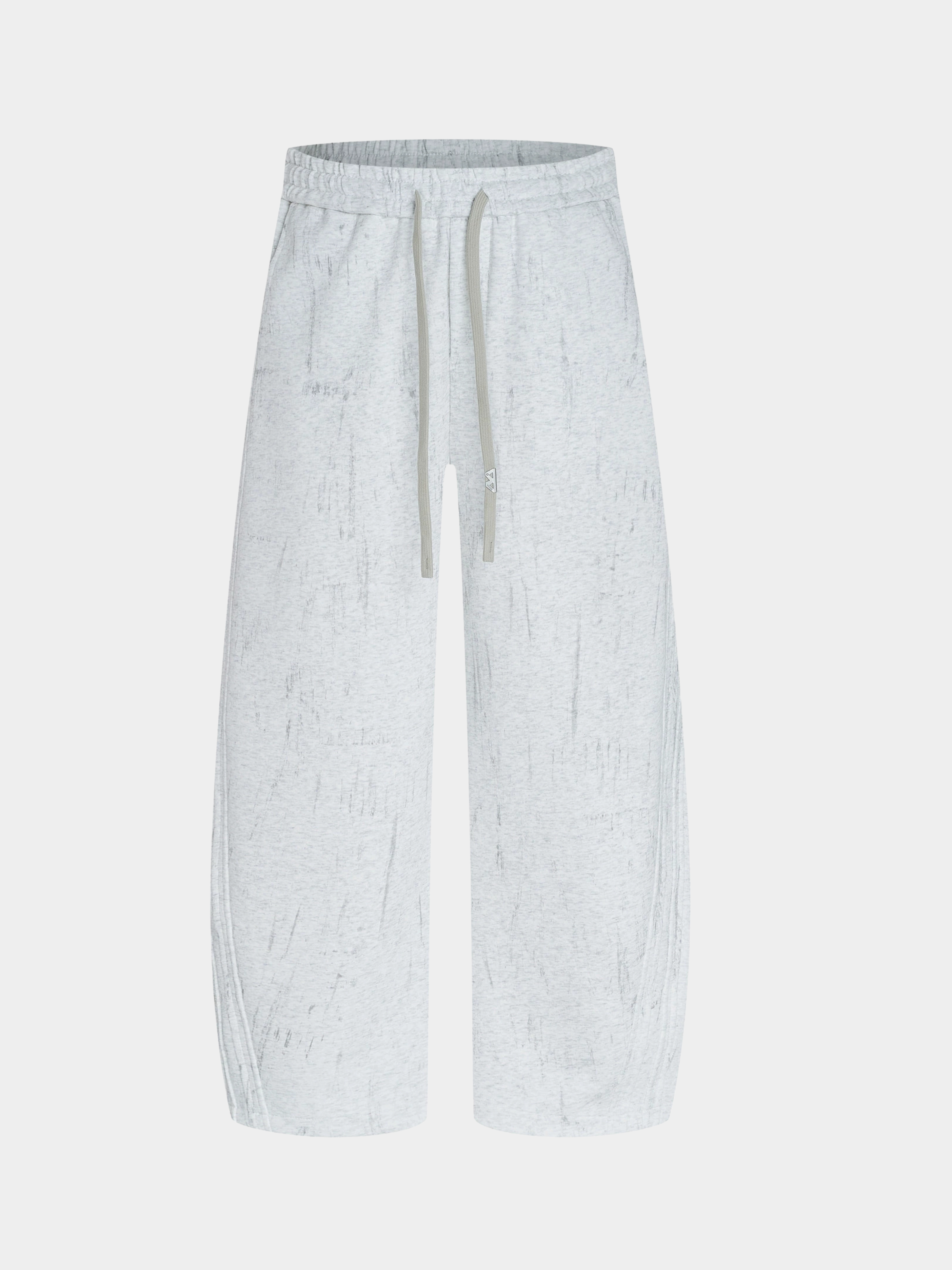 FoxDash - Unisex Wasteland-Dyed Retro American Drape Cut Sweatpants