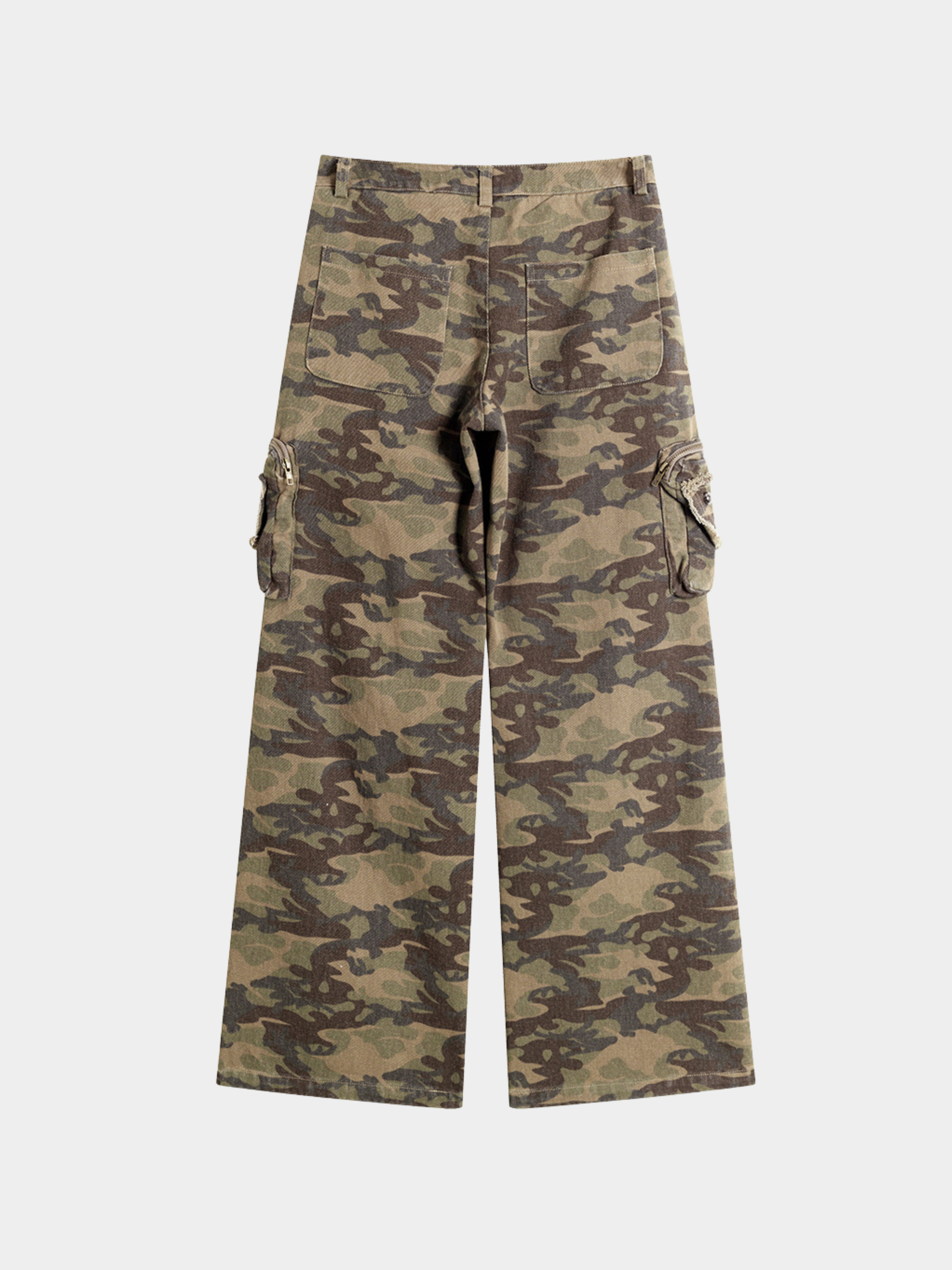 GlideBag - Men's Camo Flare Denim Pants