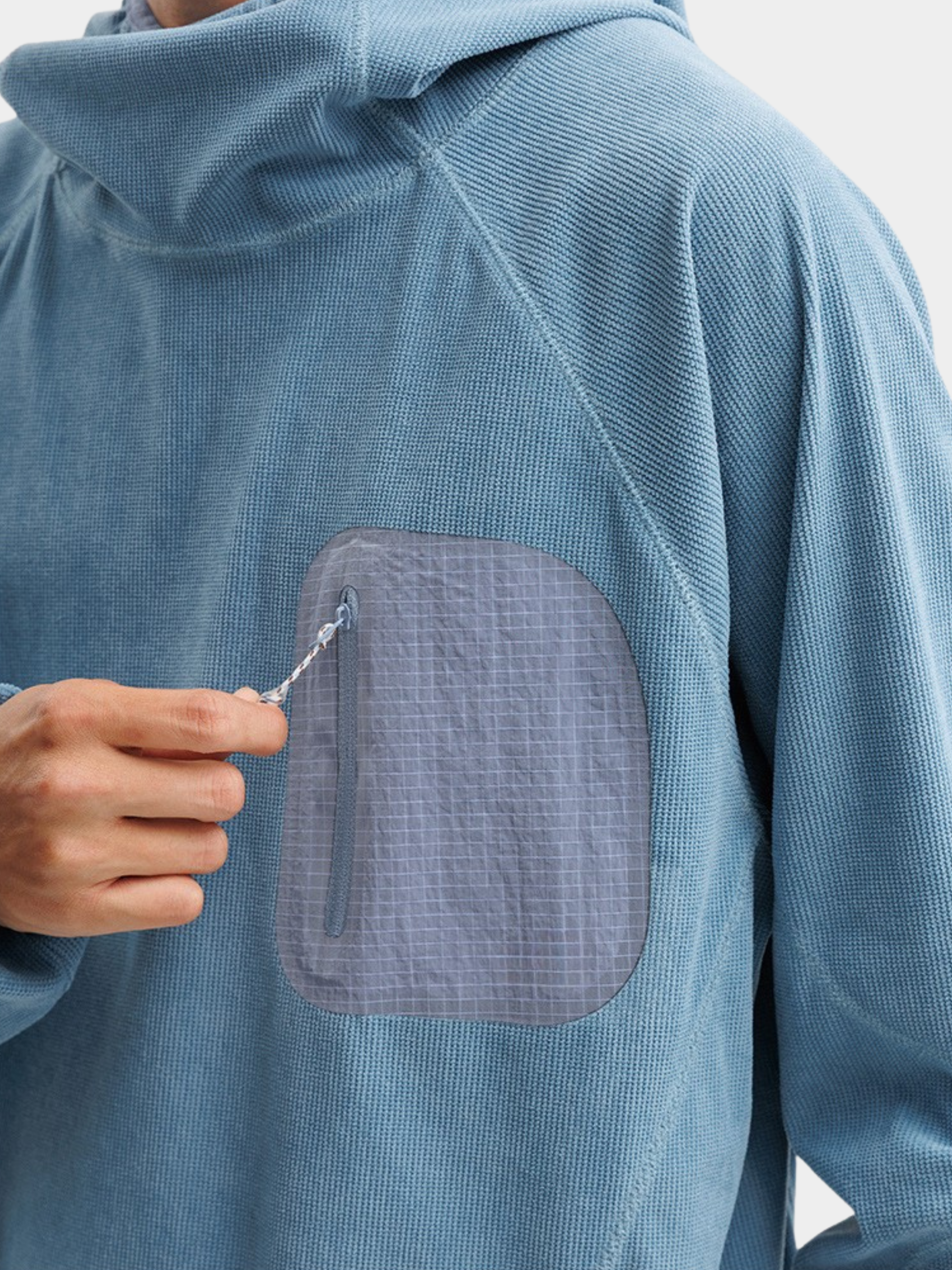 Crag - Moisture-Wicking High Neck Hoodie Base Layer