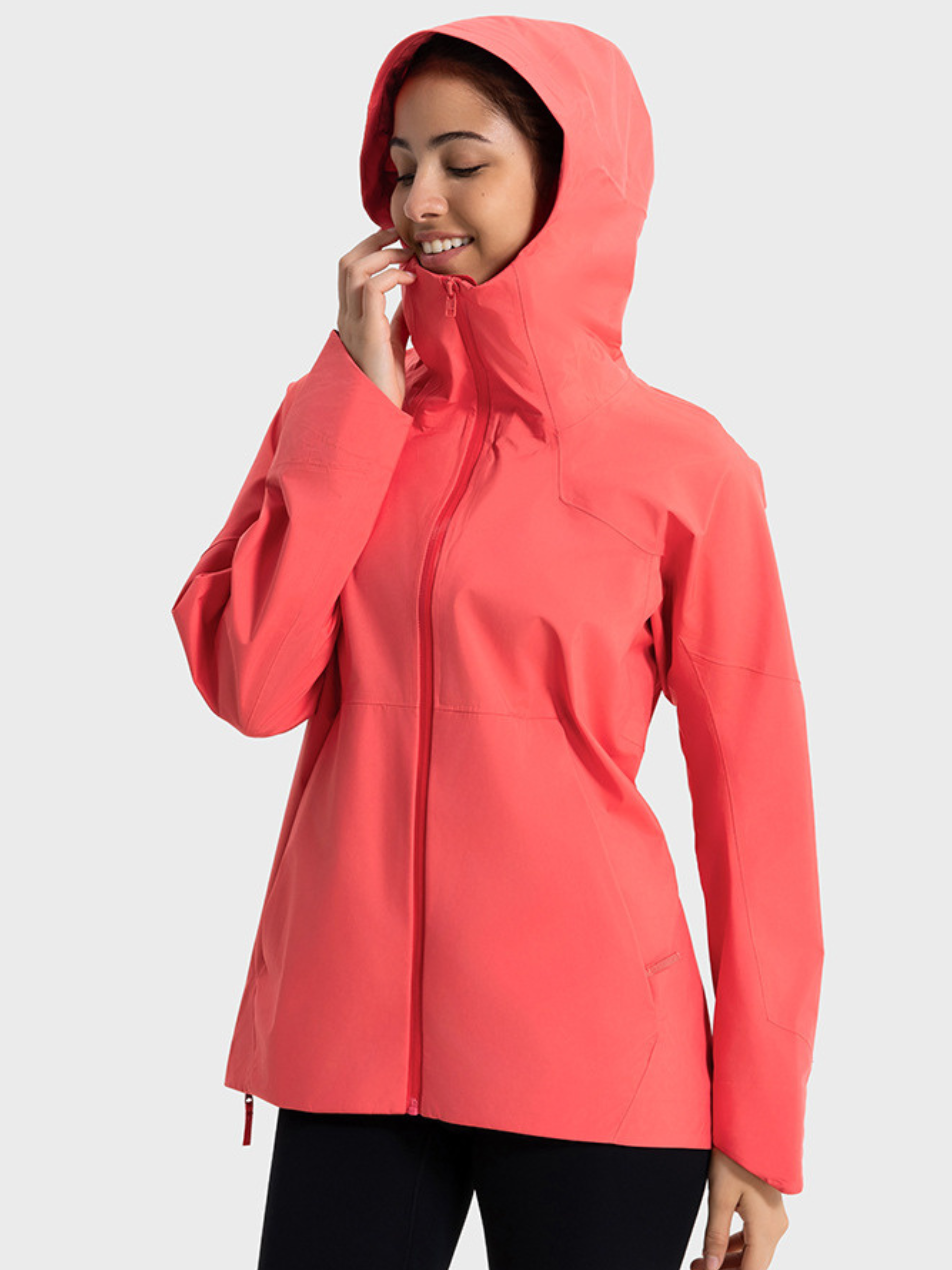 MesaNest - Women's Waterproof Windproof Stain-Resistant Hooded Shell Jacket