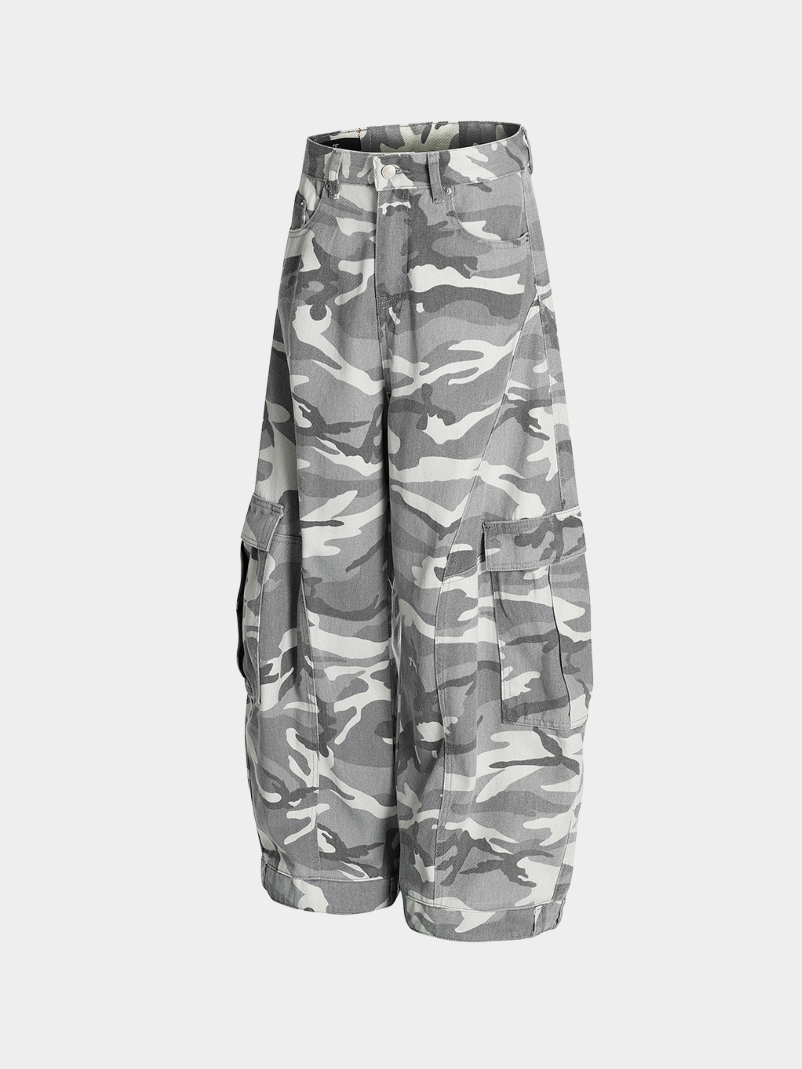 TentClip - Men's Camo Flare Denim Pants