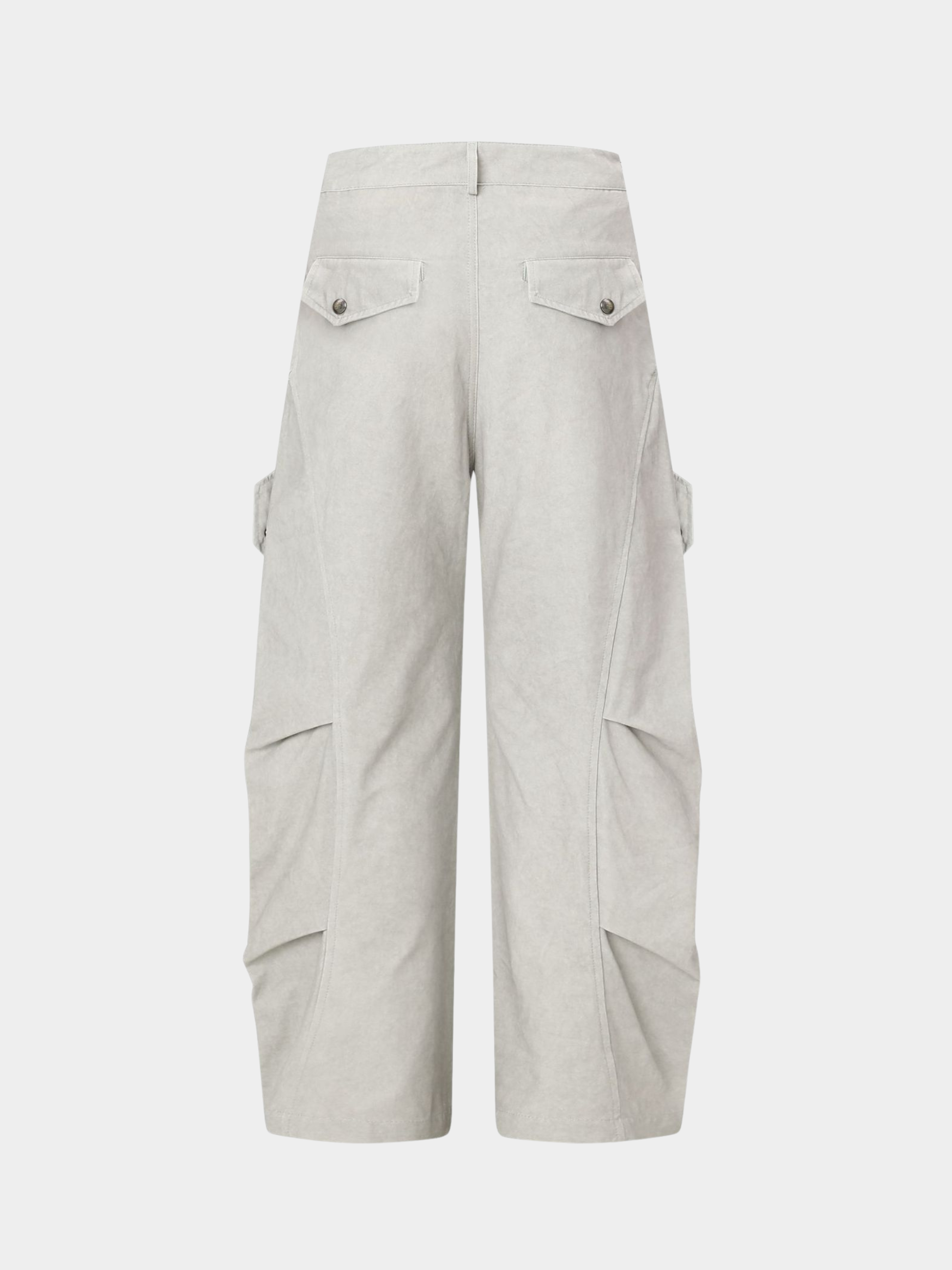 FoxDrop - Unisex Retro Paratrooper-Inspired Wide-Leg Utility Pants