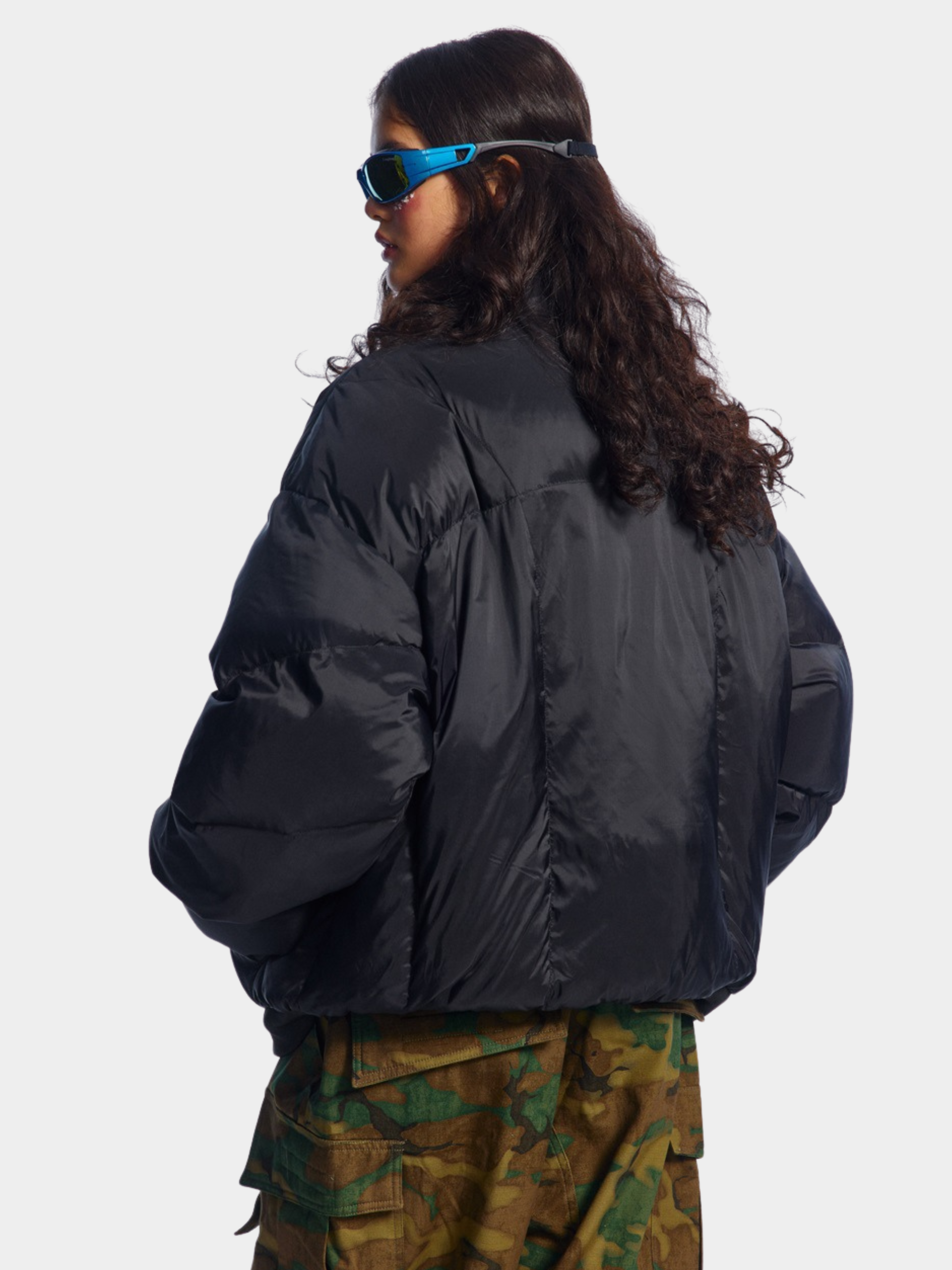 RavenDash - Women‘s 90% White Duck Down High Collar Down Jacket
