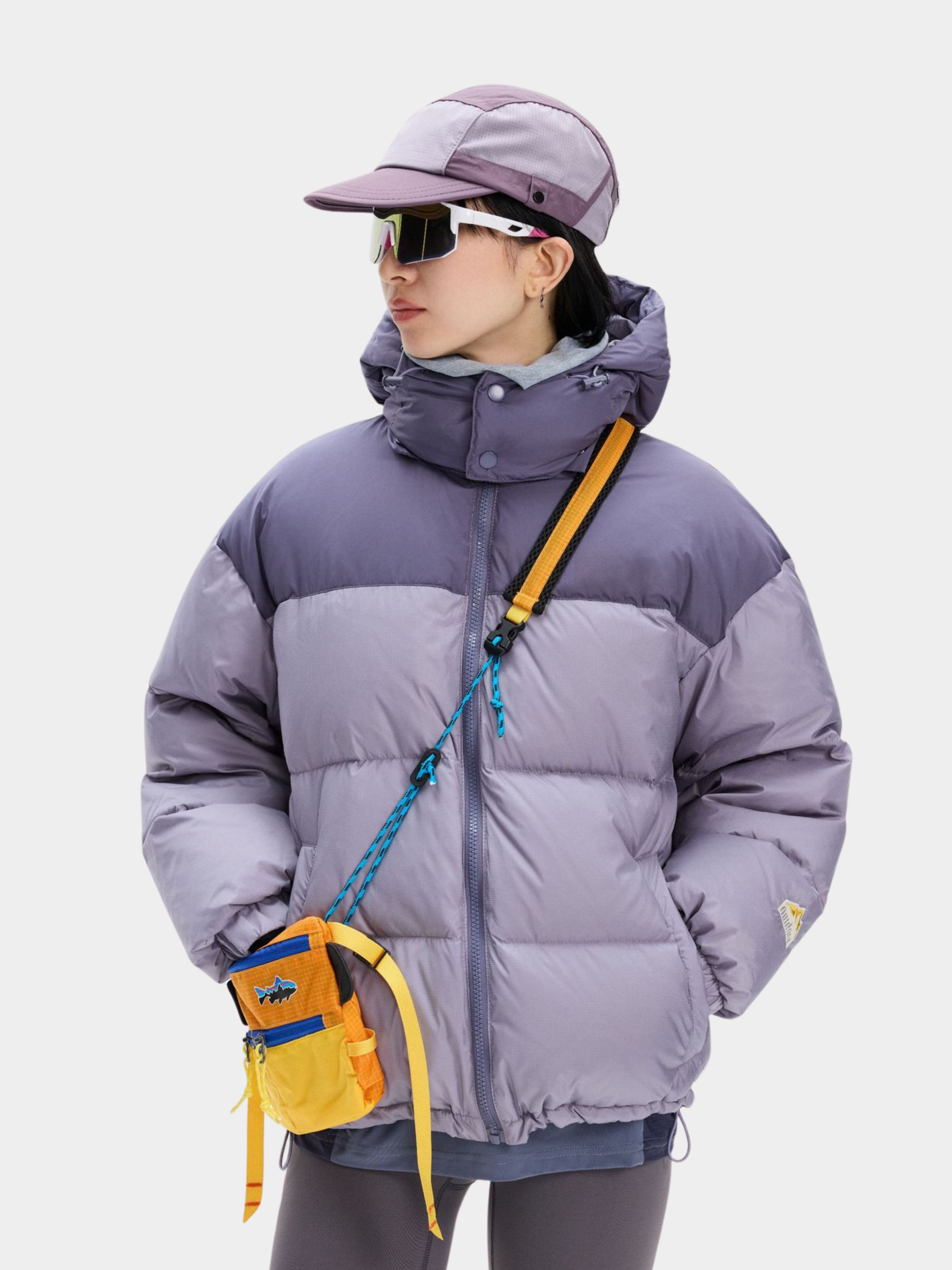 BluffPeak - Unisex Detachable Hood Water-Repellent Duck Down Jacket