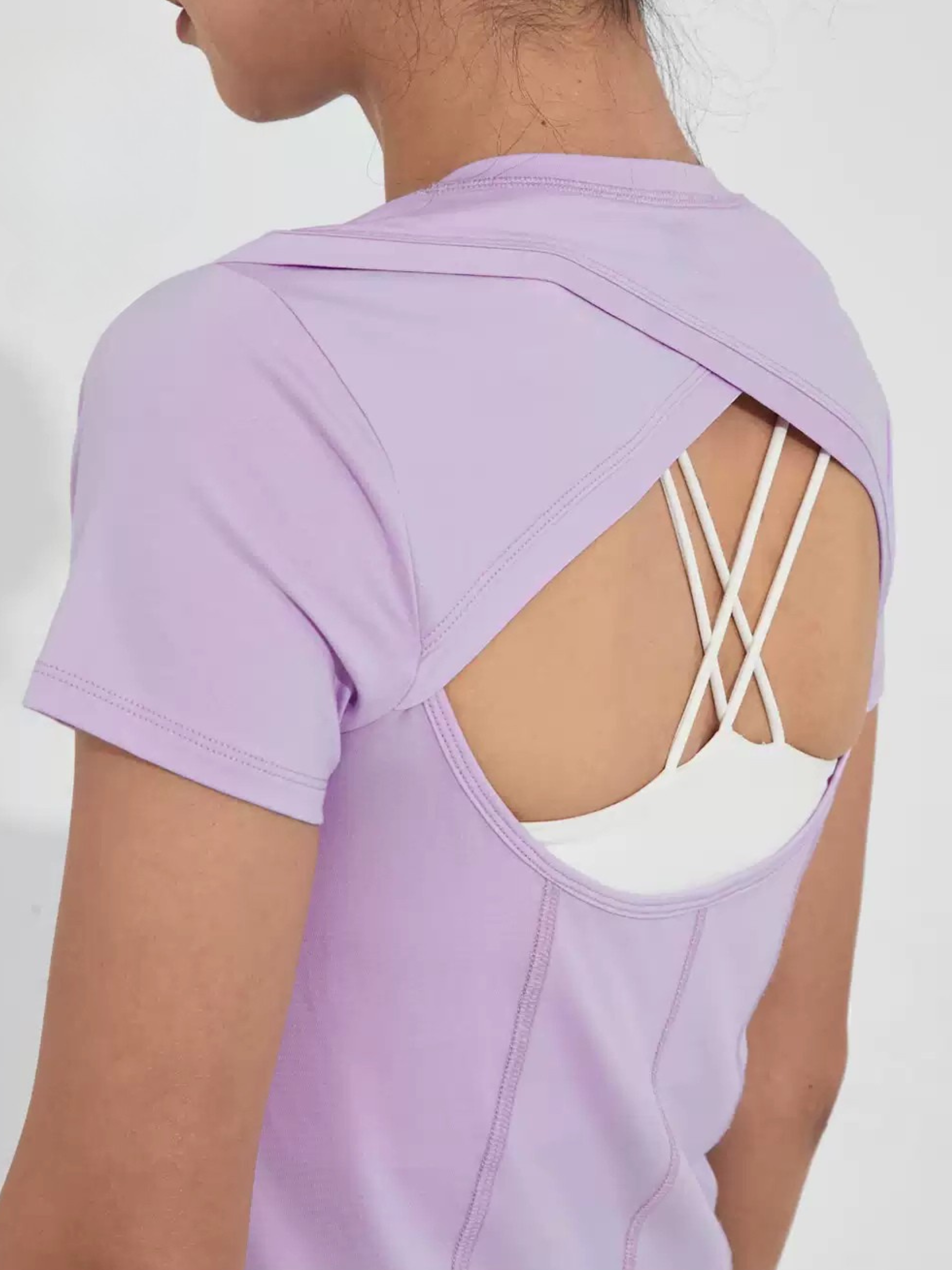 Bushcraft - Back Cut-Out Modal Yoga Top