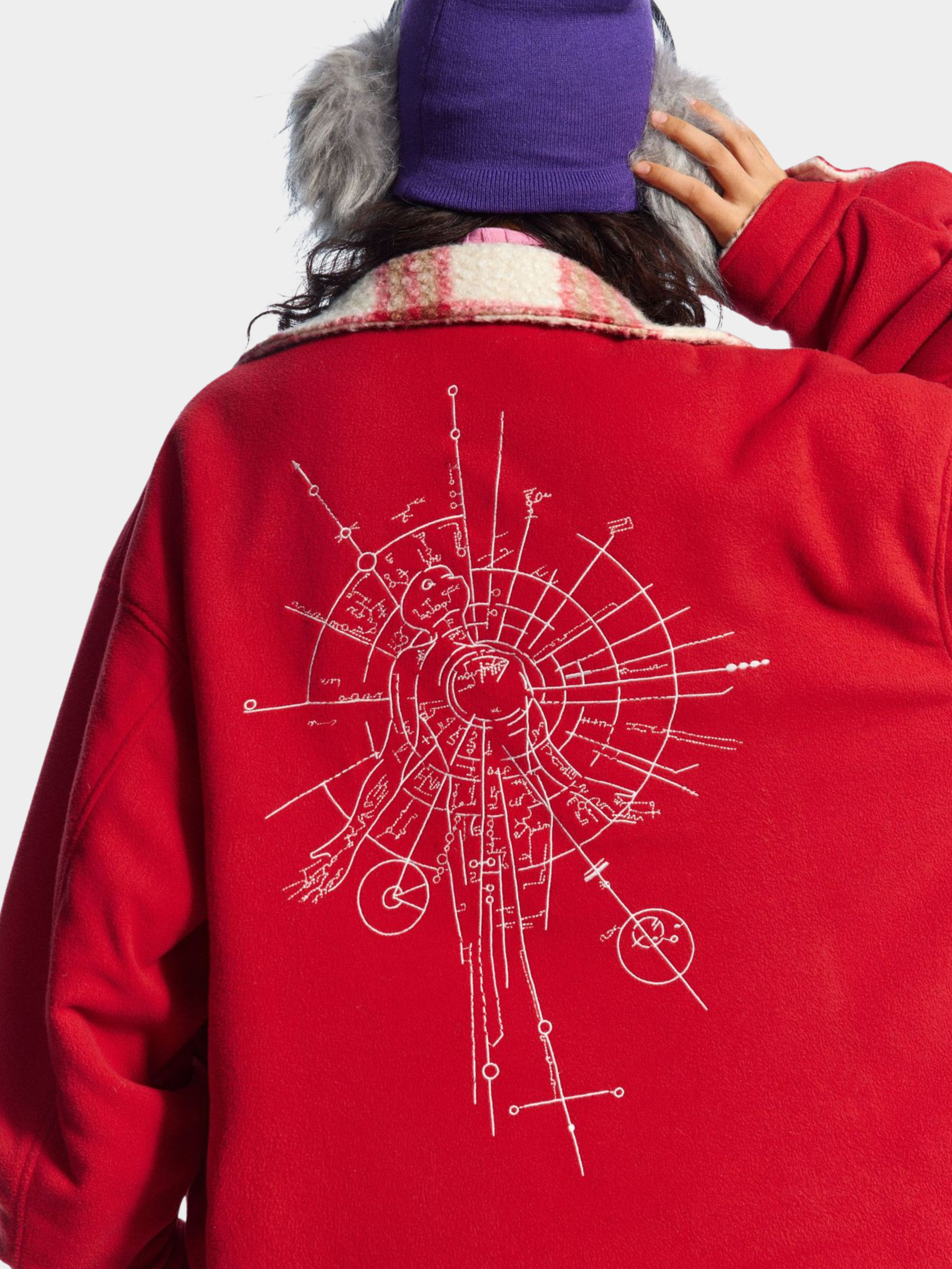 BluffScope - Women's Plaid & Fleece Reversible Sherpa Winter Jacket