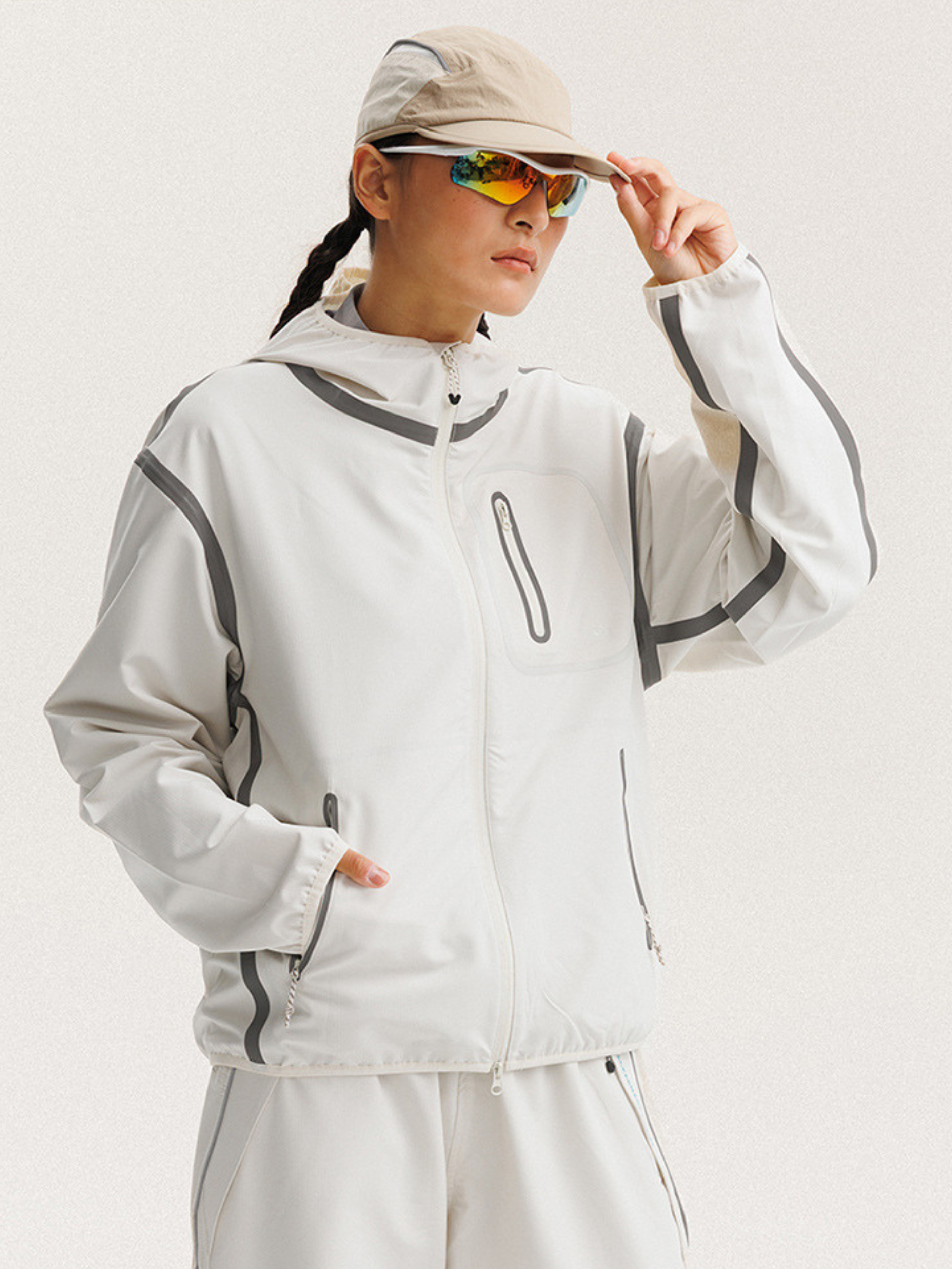 FrostSet - Unisex Lightweight Reflective Waterproof Windbreaker Jacket