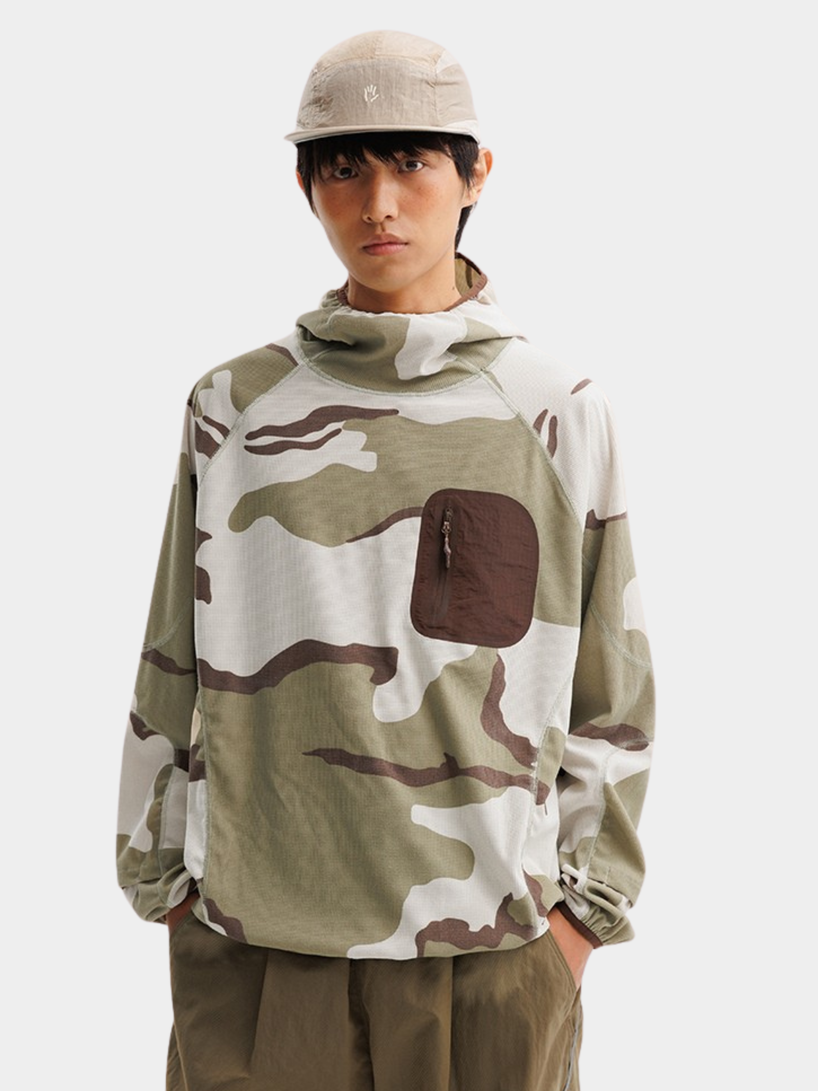 Crag - Moisture-Wicking High Neck Hoodie Base Layer