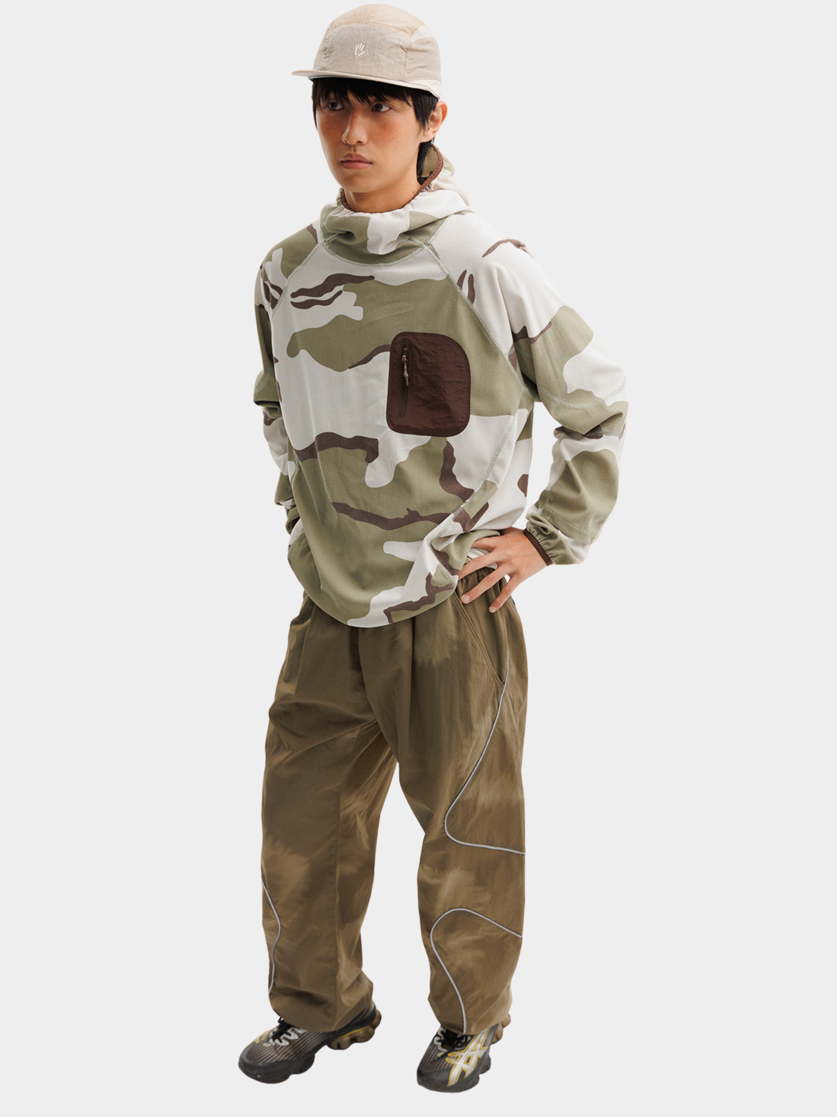 Crag - Moisture-Wicking High Neck Hoodie Base Layer