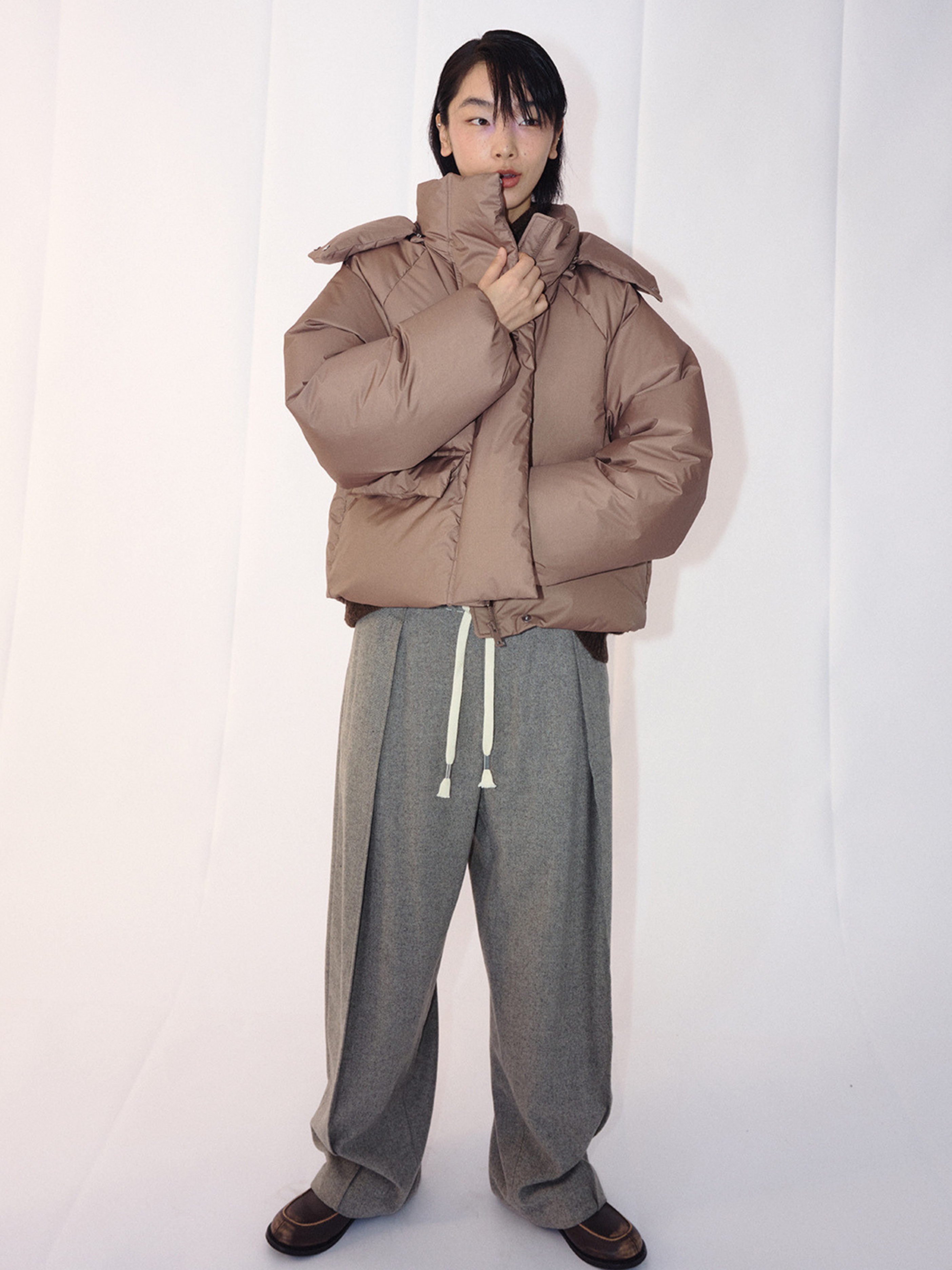 RavenTop - Women’s Detachable Hooded Short Puffer Jacket