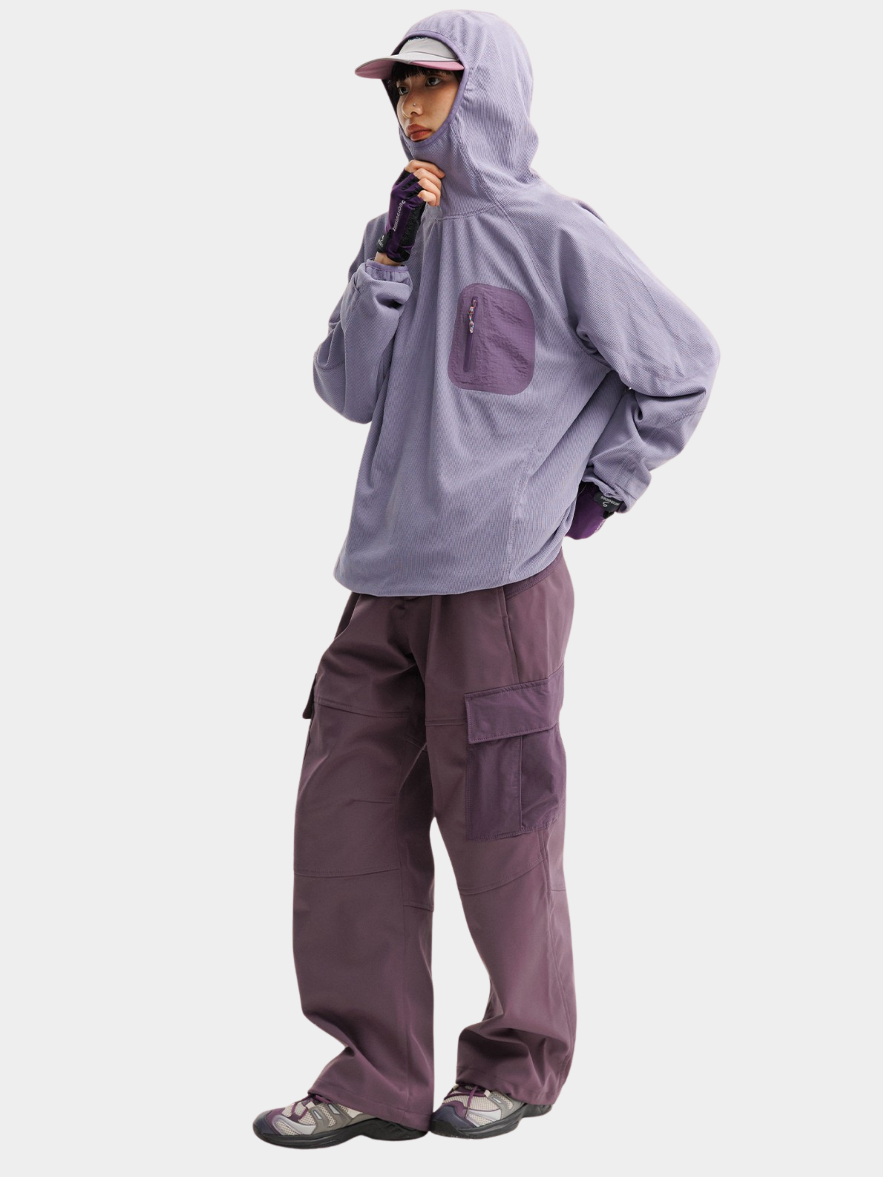 Crag - Moisture-Wicking High Neck Hoodie Base Layer