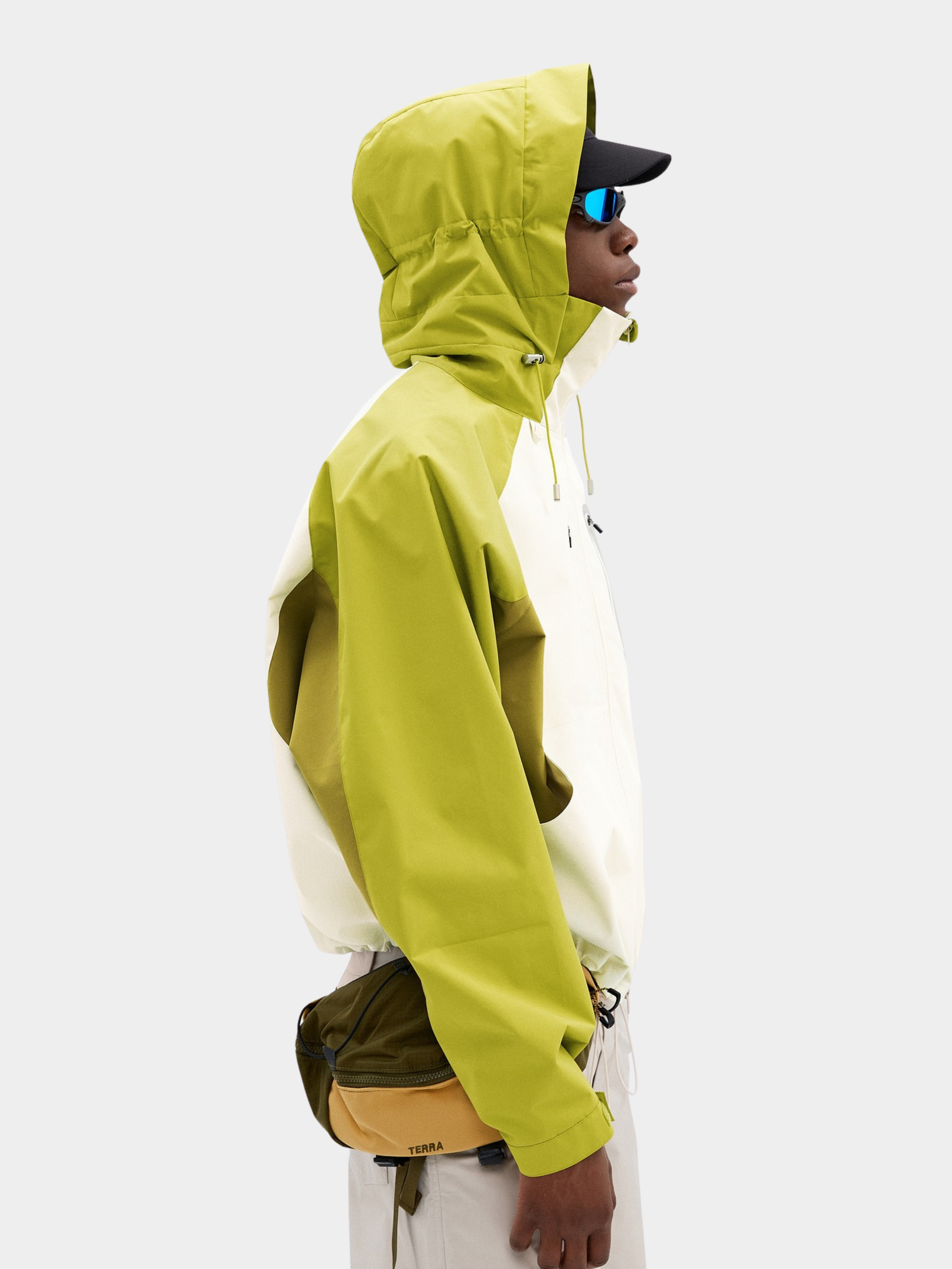 CampLamp - Men's Color-Block Lightweight Windproof Waterproof Jacket