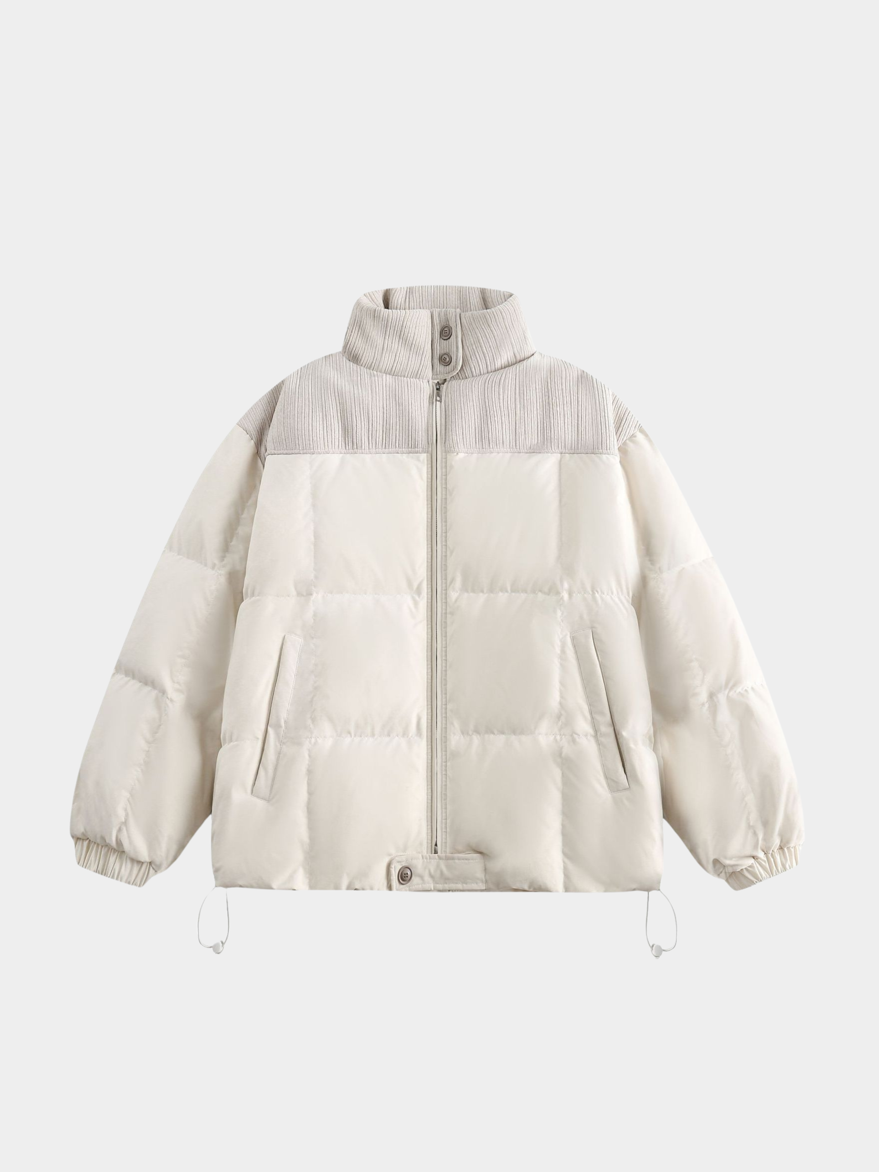 Pinestride - Women‘s Color-Block 90% White Duck Down Jacket