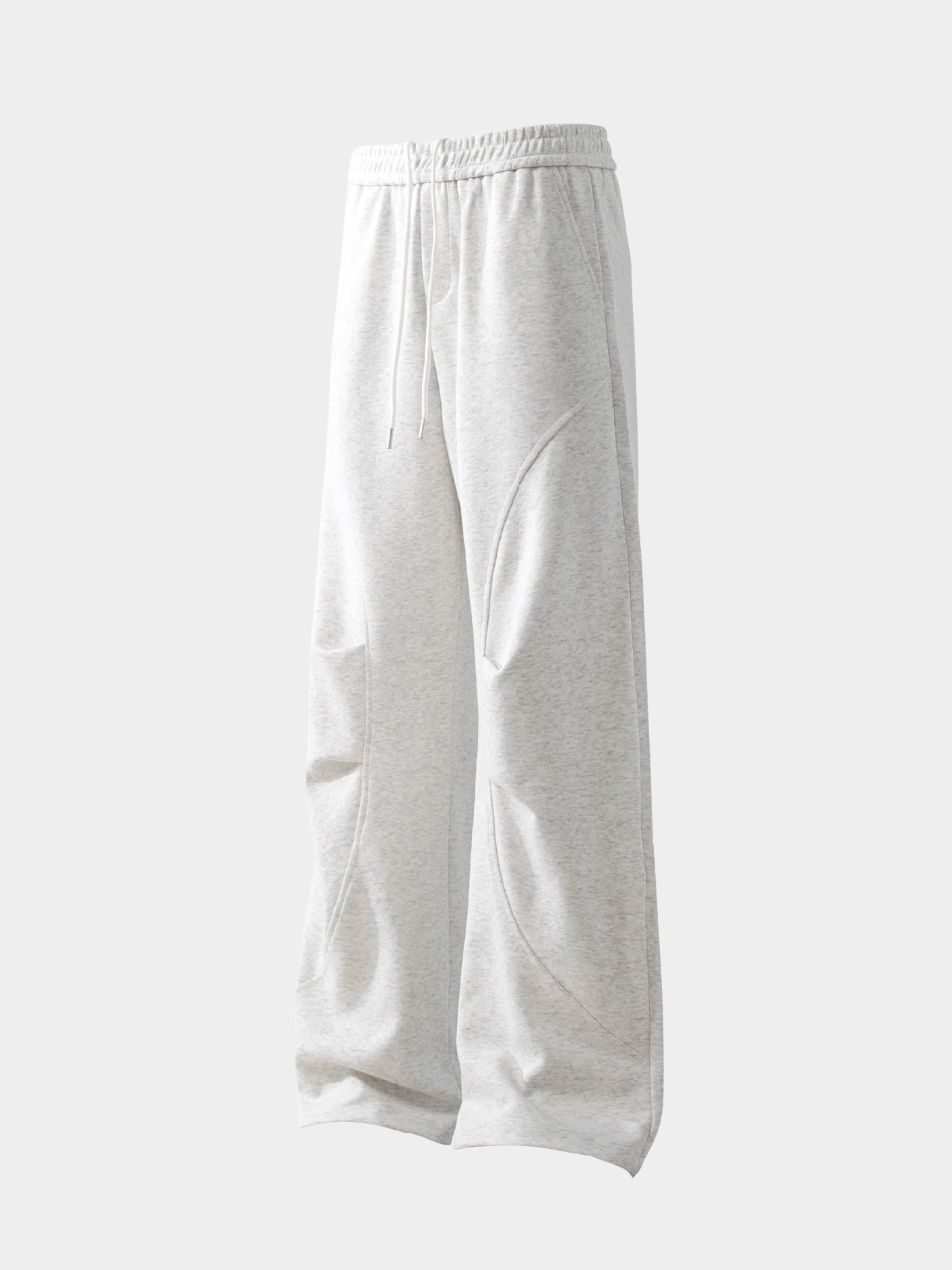 FoxField - Unisex Vintage Creased Straight-Leg Cotton Trousers