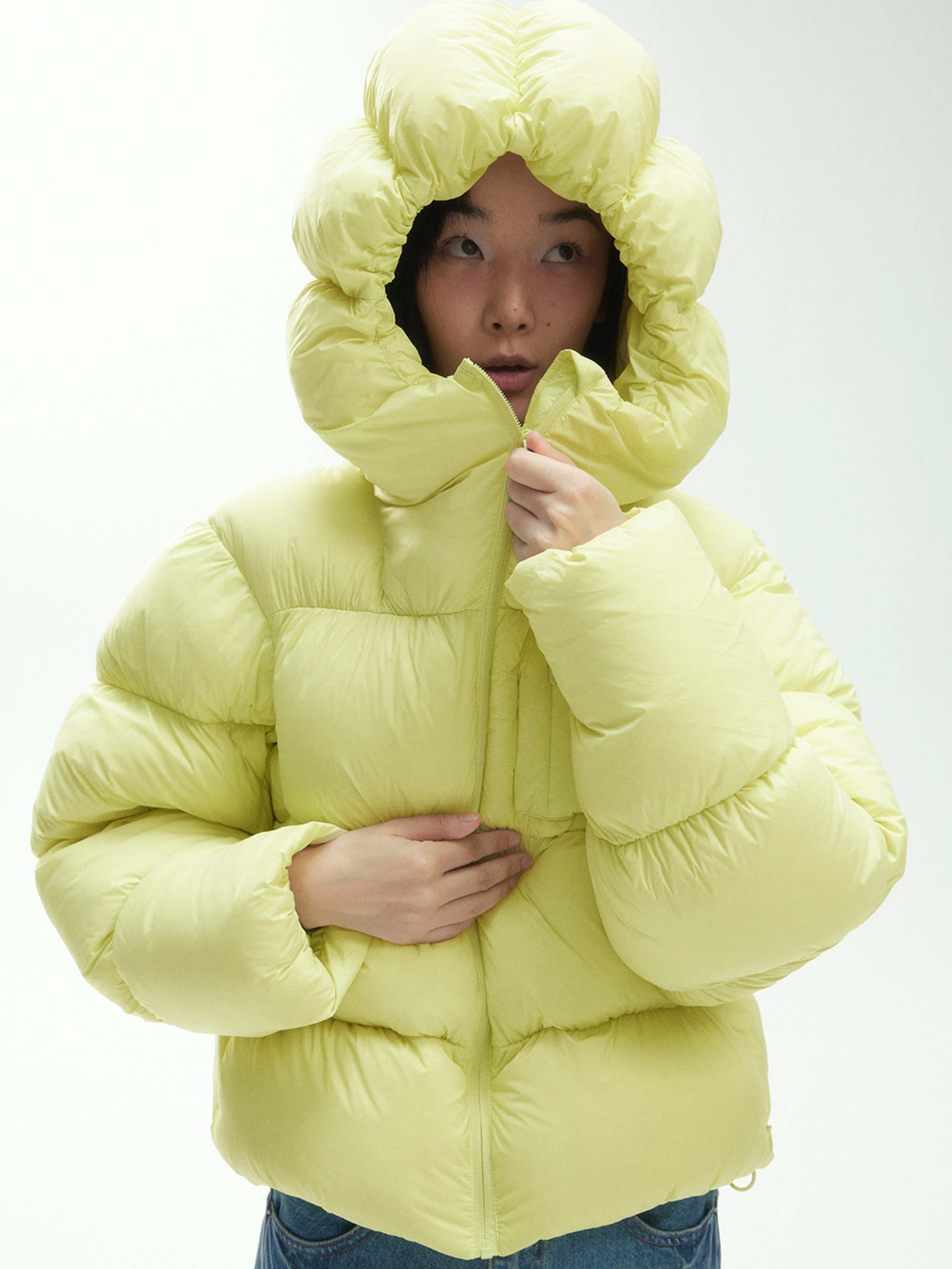 RavenScope - Women’s  90% White Duck Down Puffer Hooded Jacket