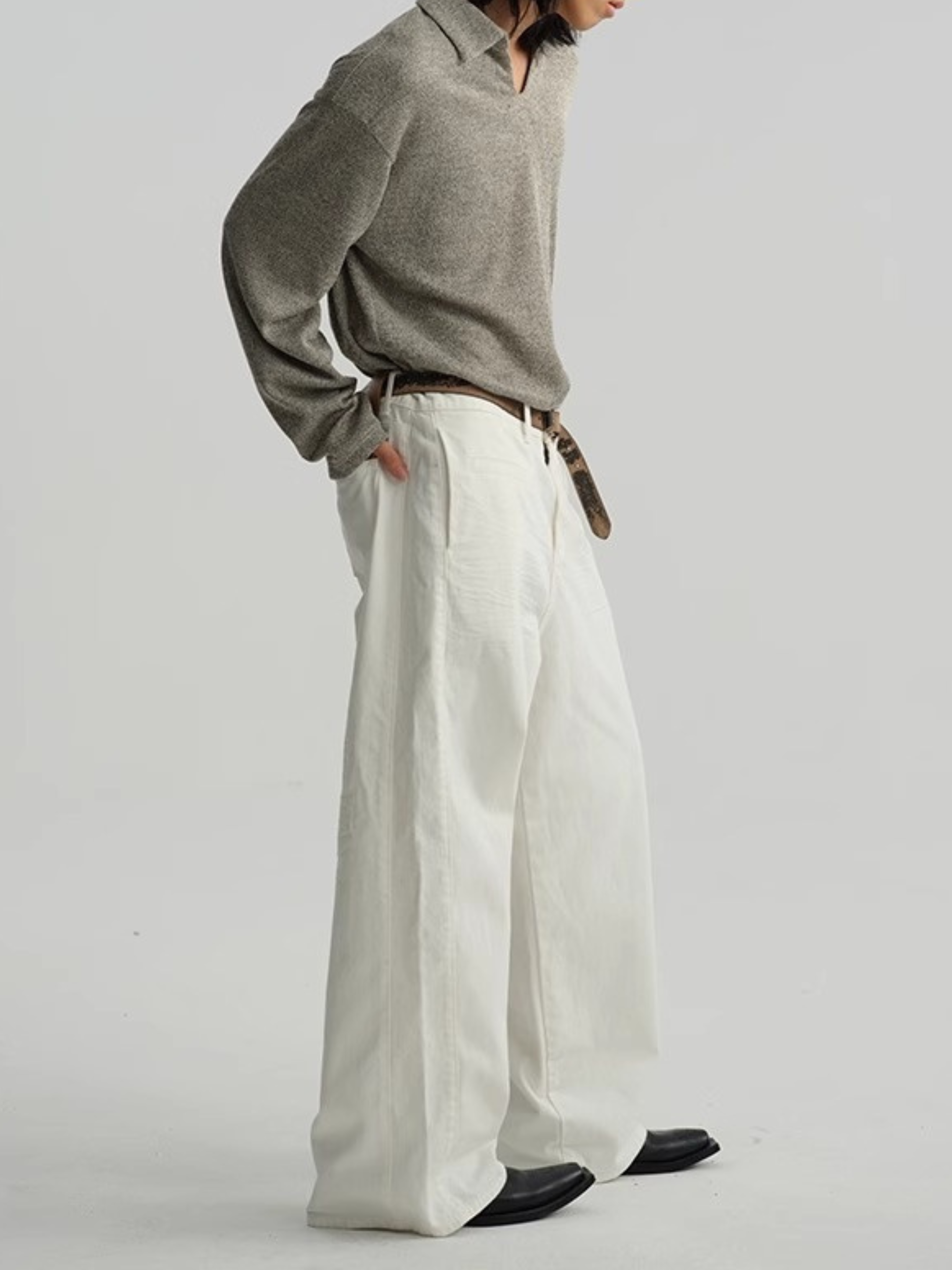 ForestPack - Men's Wide-Leg Denim Pants