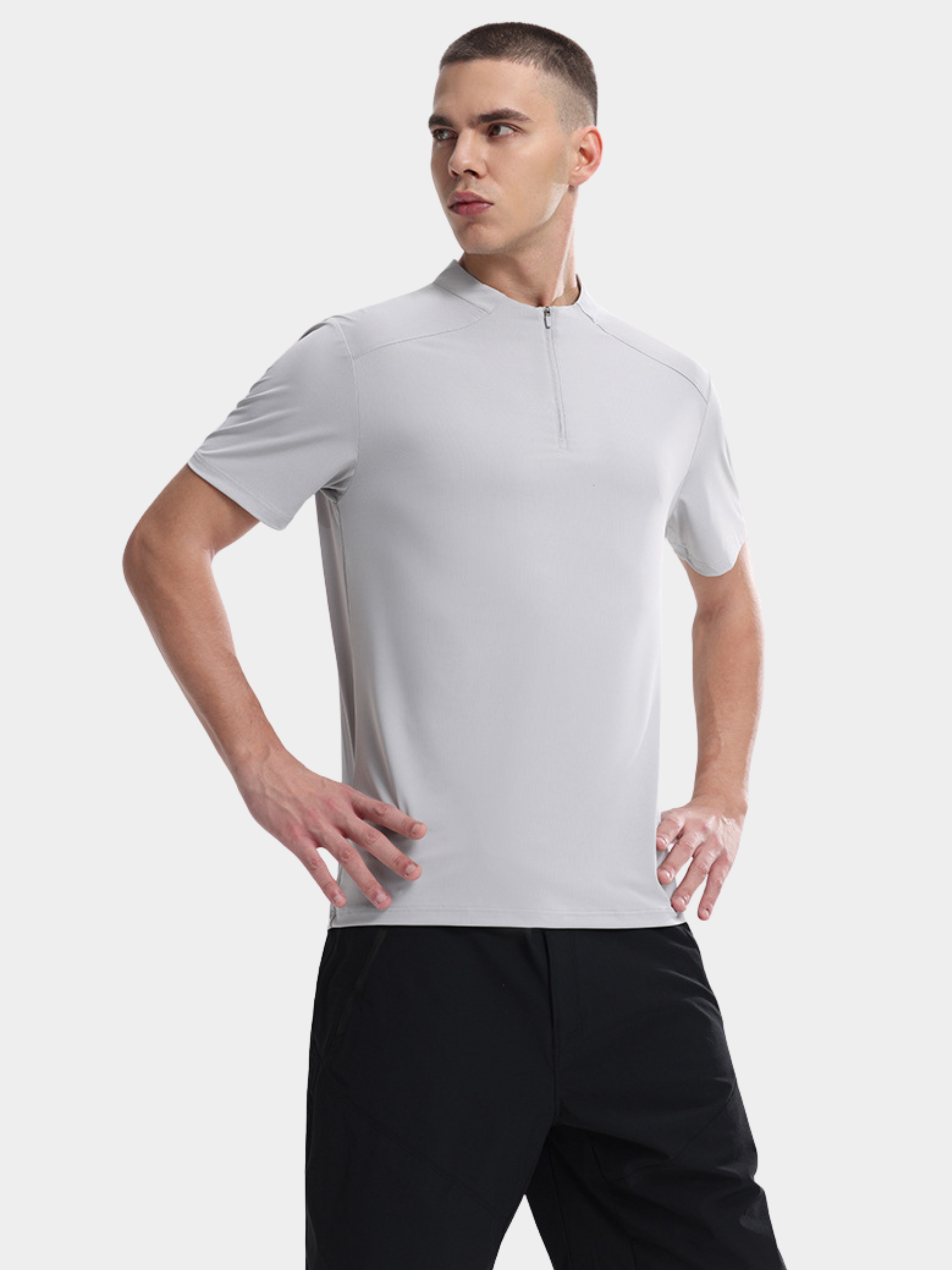 ClimbStick - Men's High-Stretch Quick-Dry Half-Zip Short Sleeve