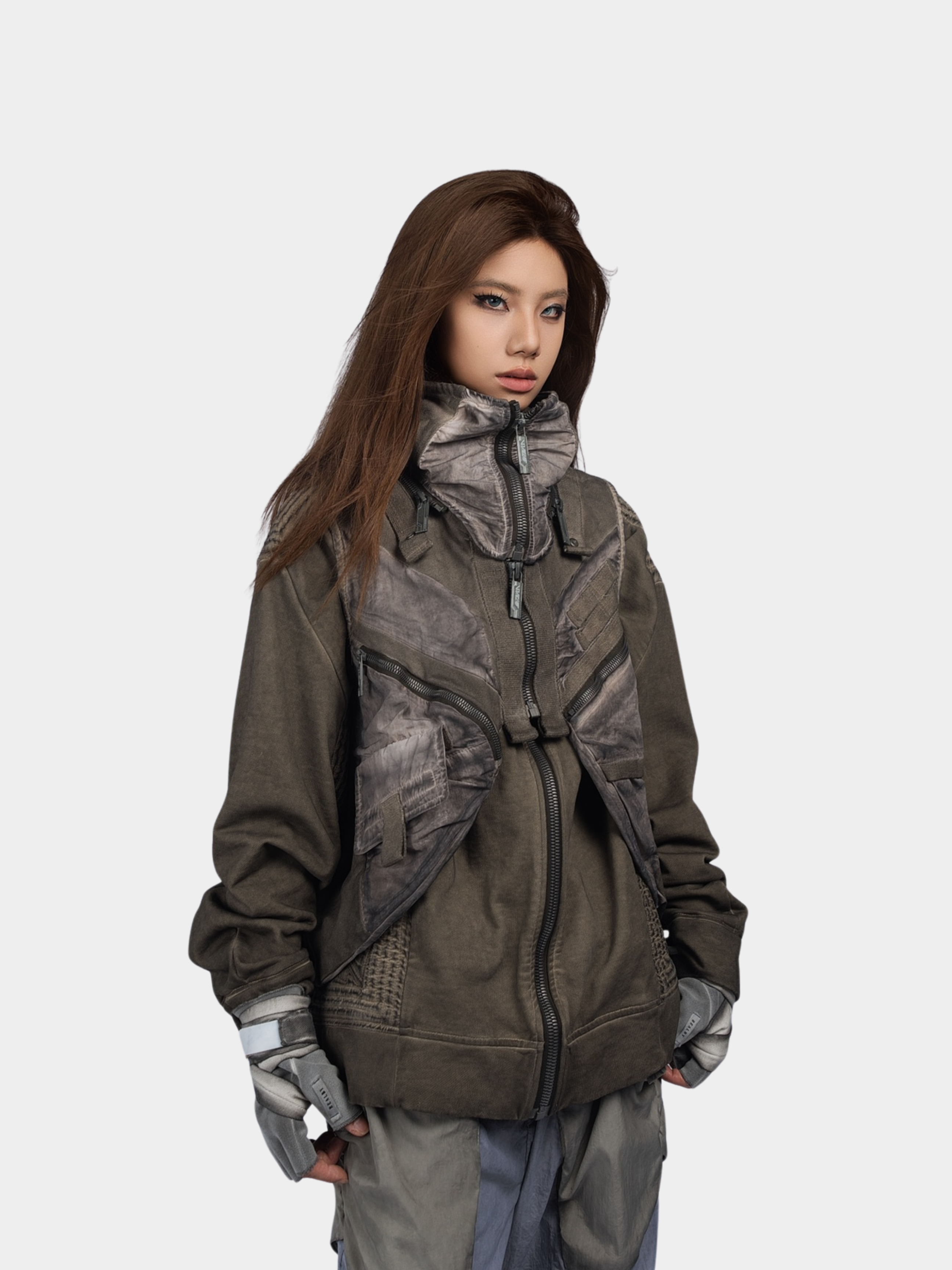 FlexCanopy - Unisex Asymmetric 3D Pocket Detachable Vest