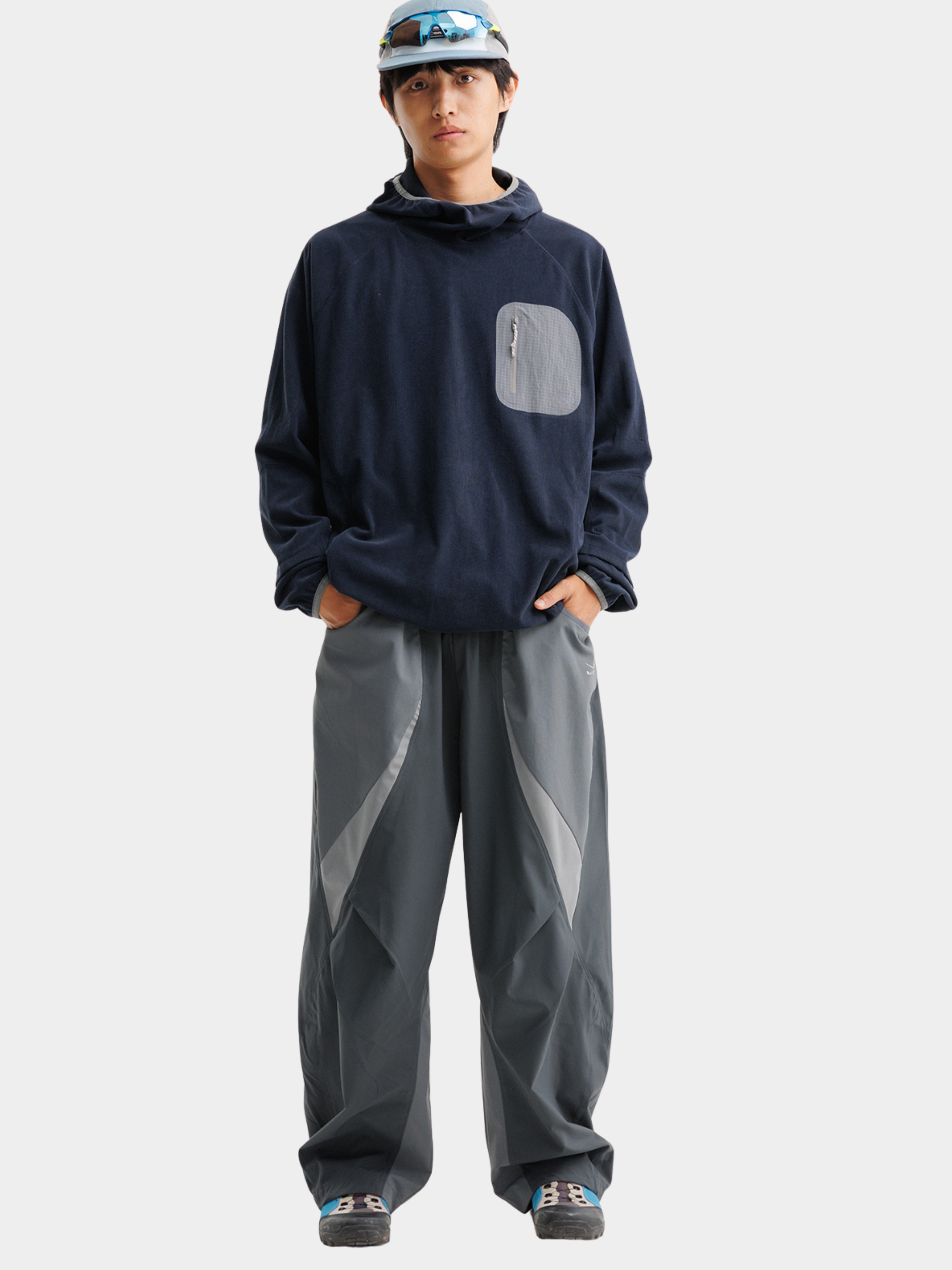 Crag - Moisture-Wicking High Neck Hoodie Base Layer