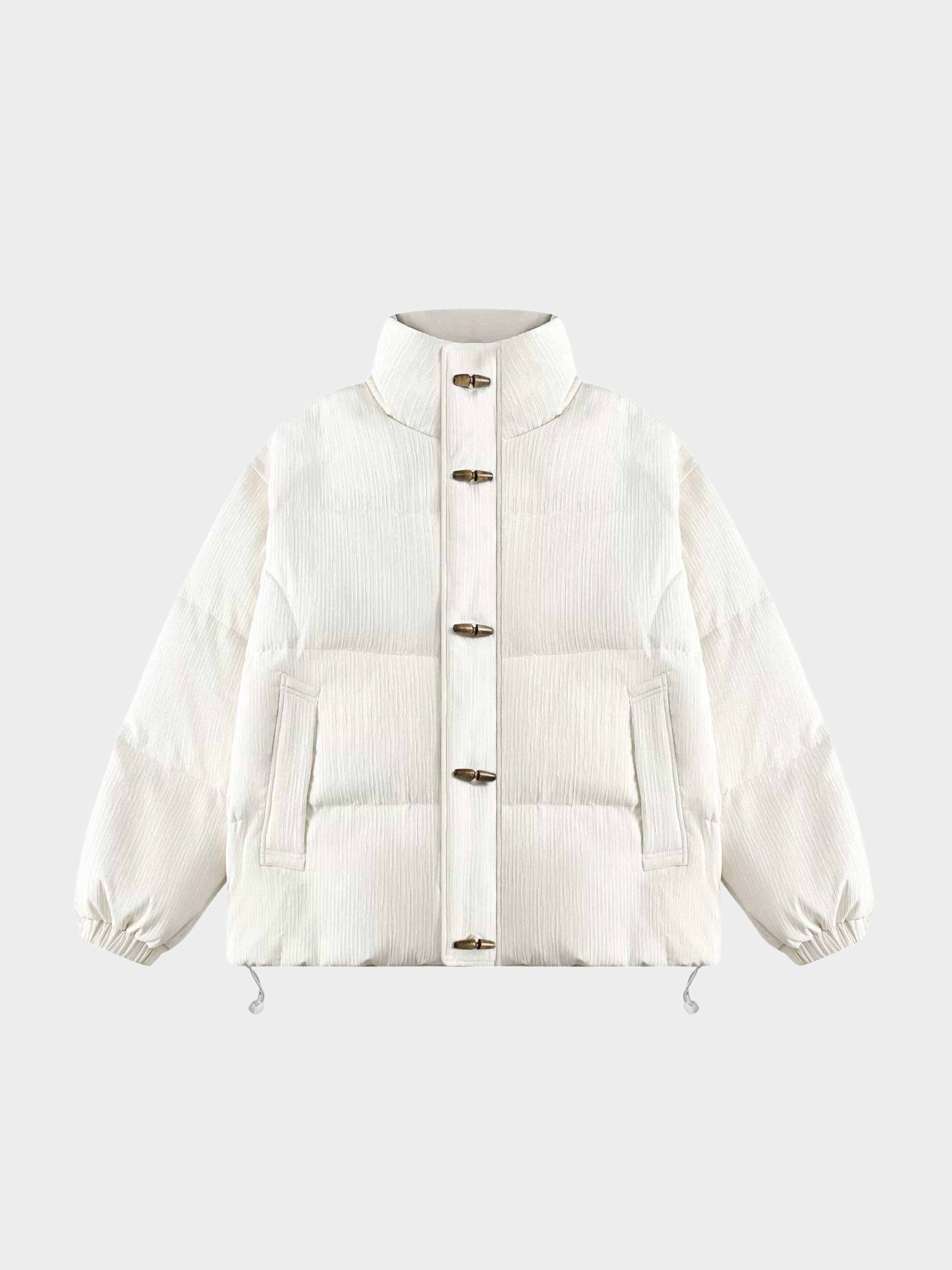 Peakrise - Women‘s Toggle Closure 90% White Duck Down Puffer Jacket