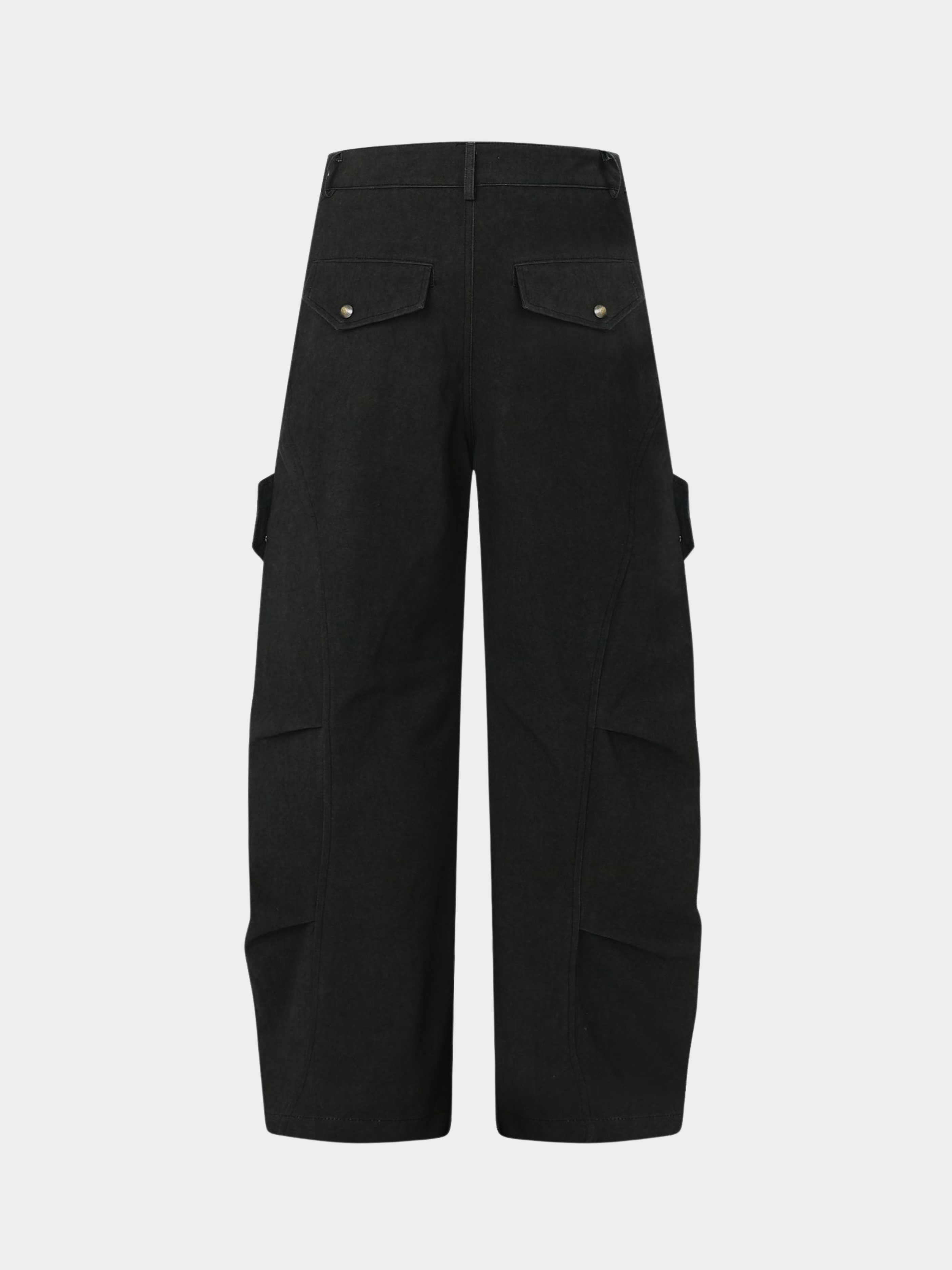 FoxDrop - Unisex Retro Paratrooper-Inspired Wide-Leg Utility Pants