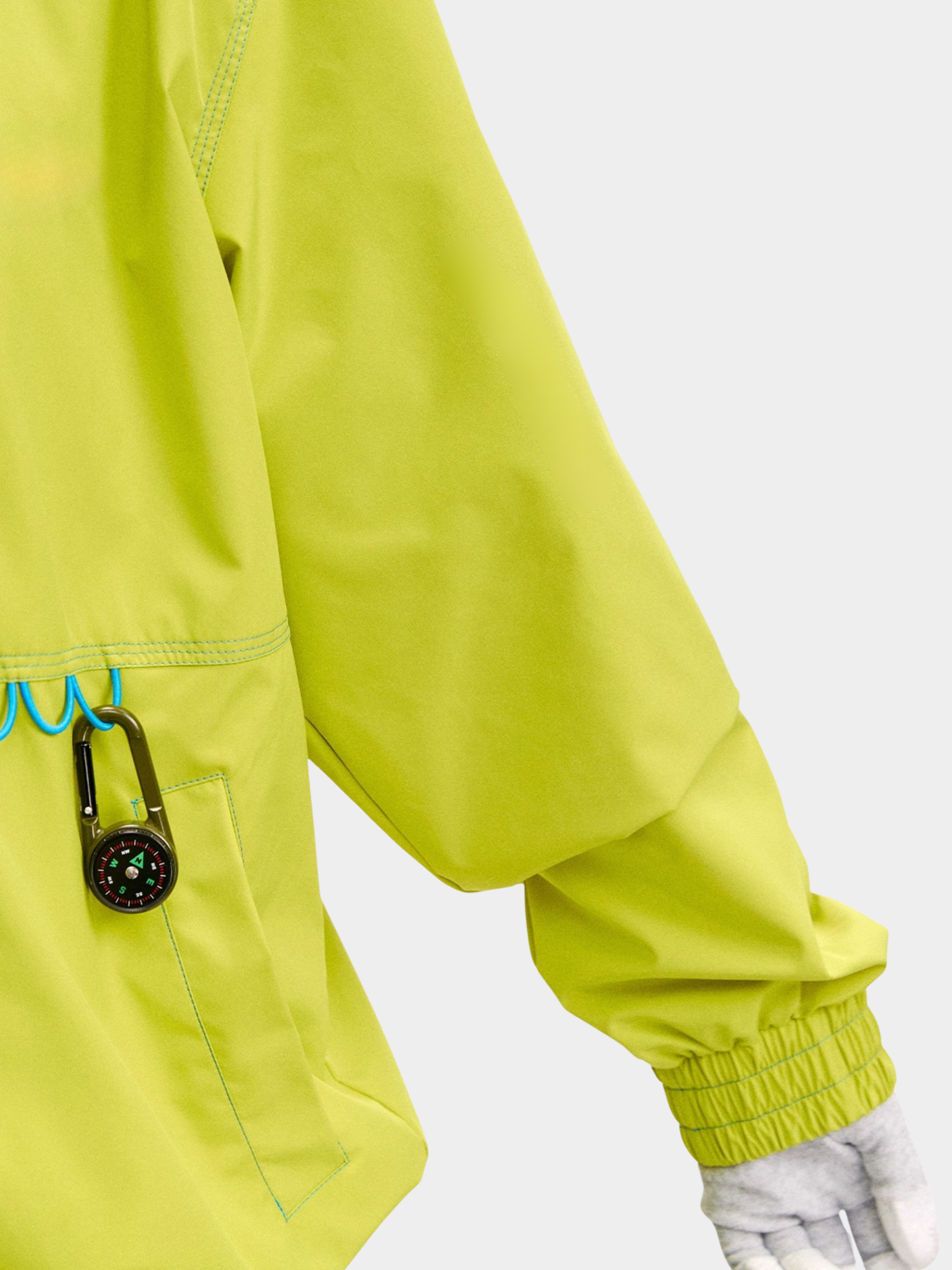 EchoDeck - Unisex Teflon® Triple-Defense Colorblock Drawstring Jacket