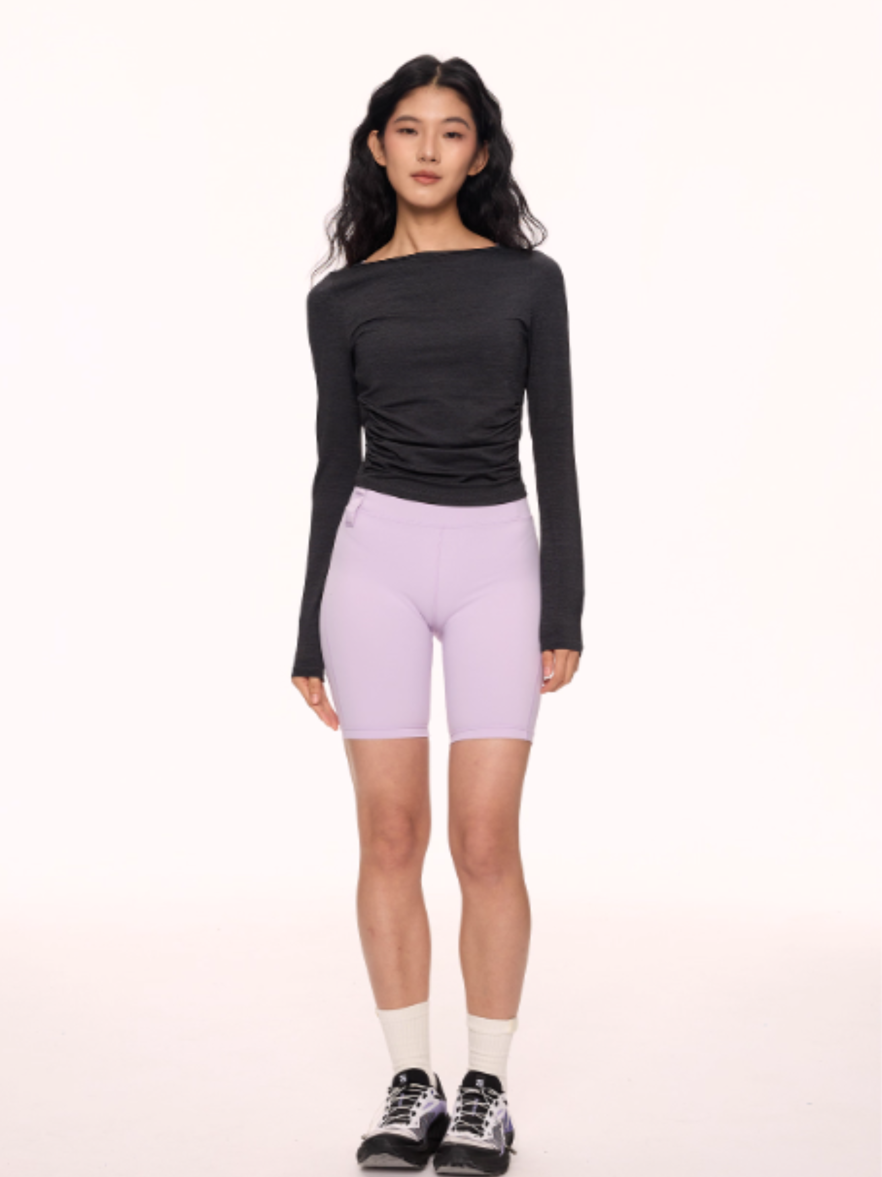 Canyoncrack - Women's Off-Shoulder Slim Fit Sports T-Shirt