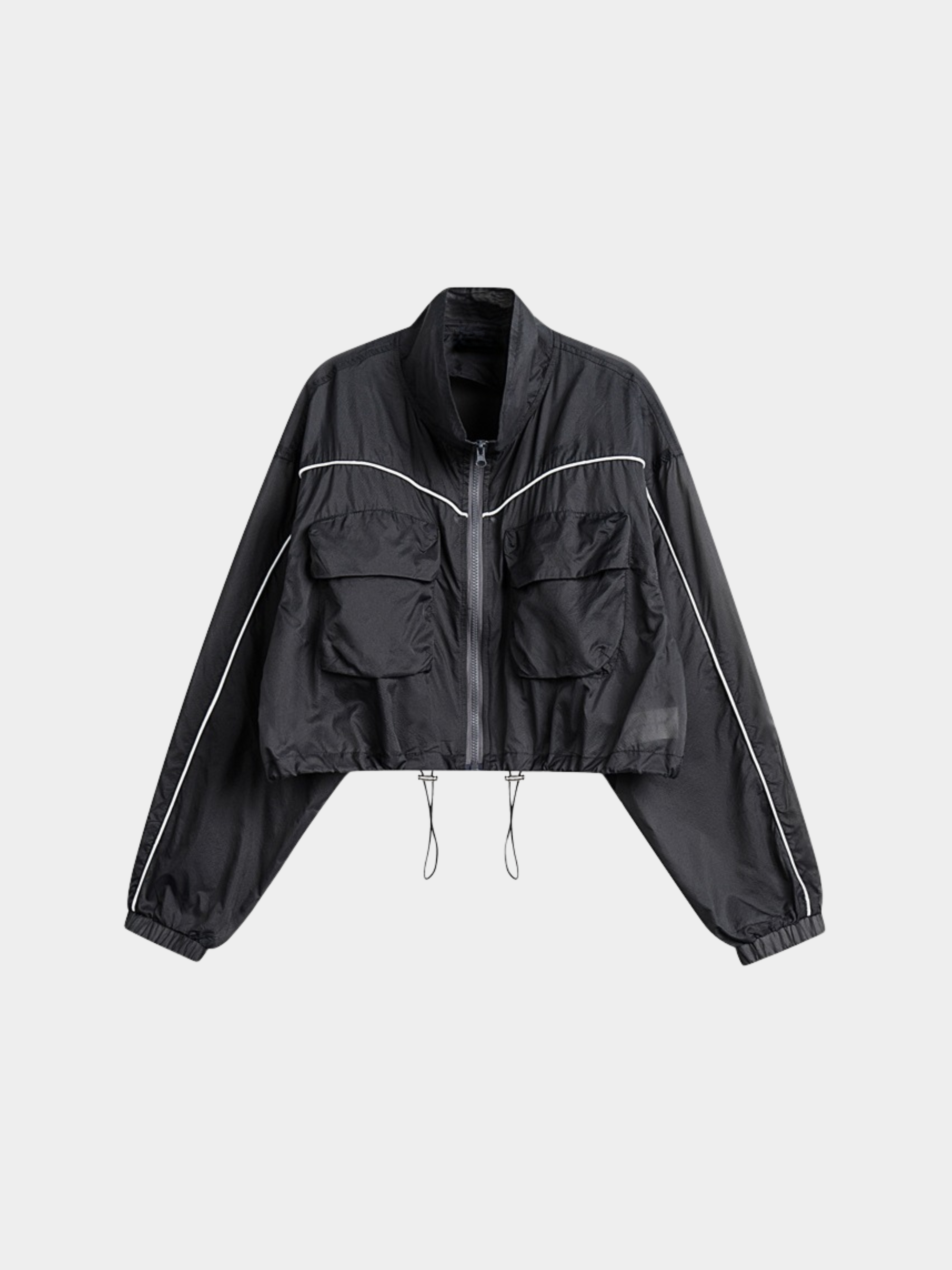 MesaView - Women's UPF50+ Cropped Stand-Collar Sun Jacket