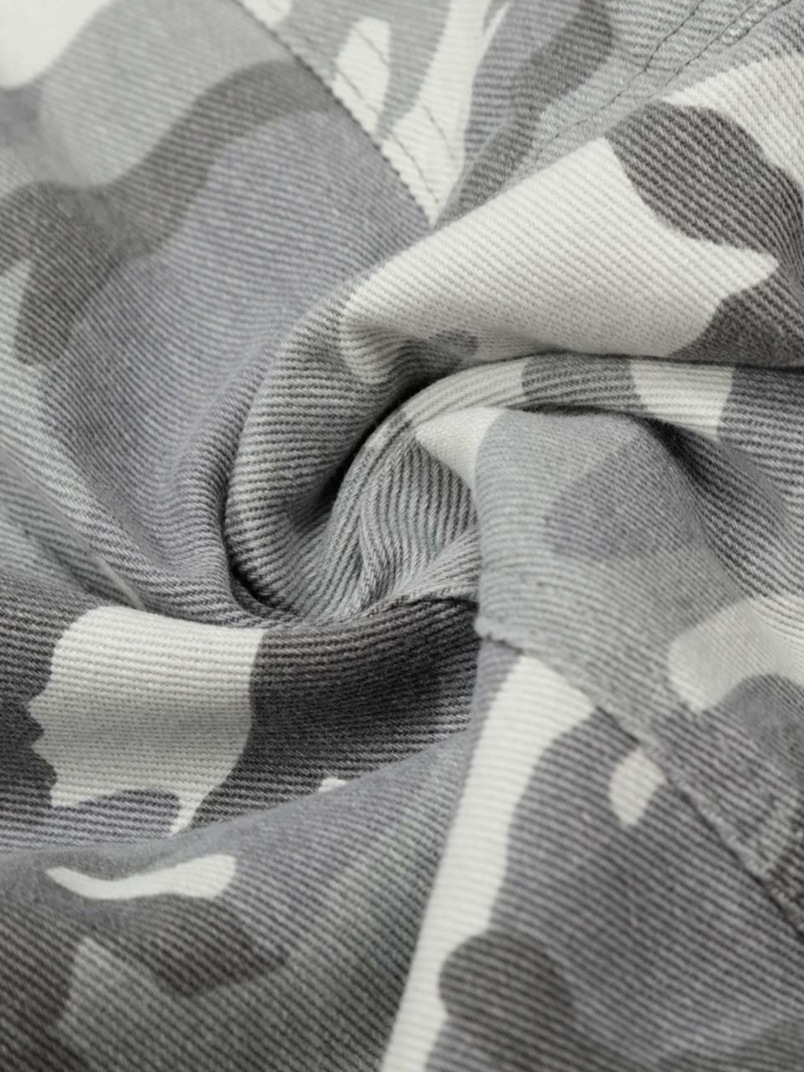 TentClip - Men's Camo Flare Denim Pants