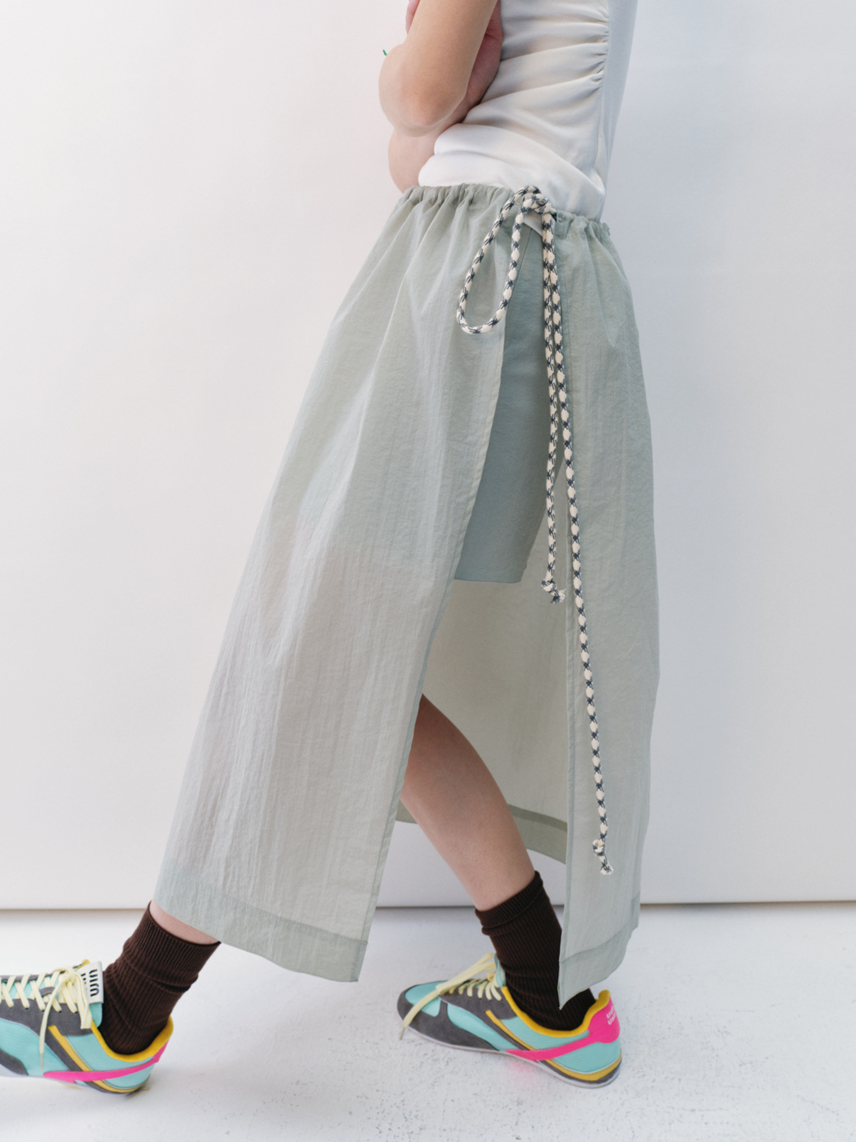 WolfPeak - Women's Layered Patchwork Overlay Skirt
