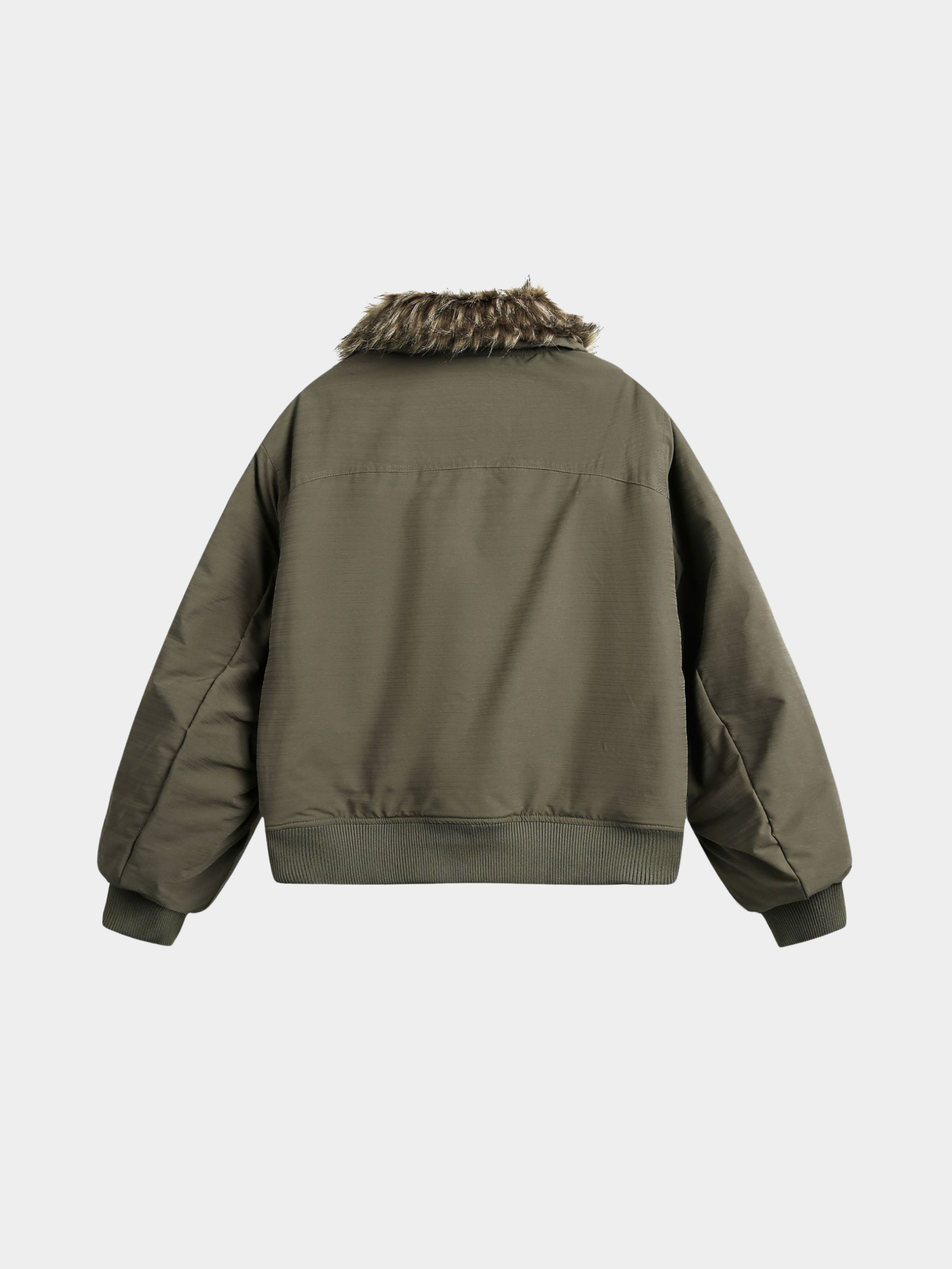 RainShell - Men's Detachable Fur Collar Bomber Jacket