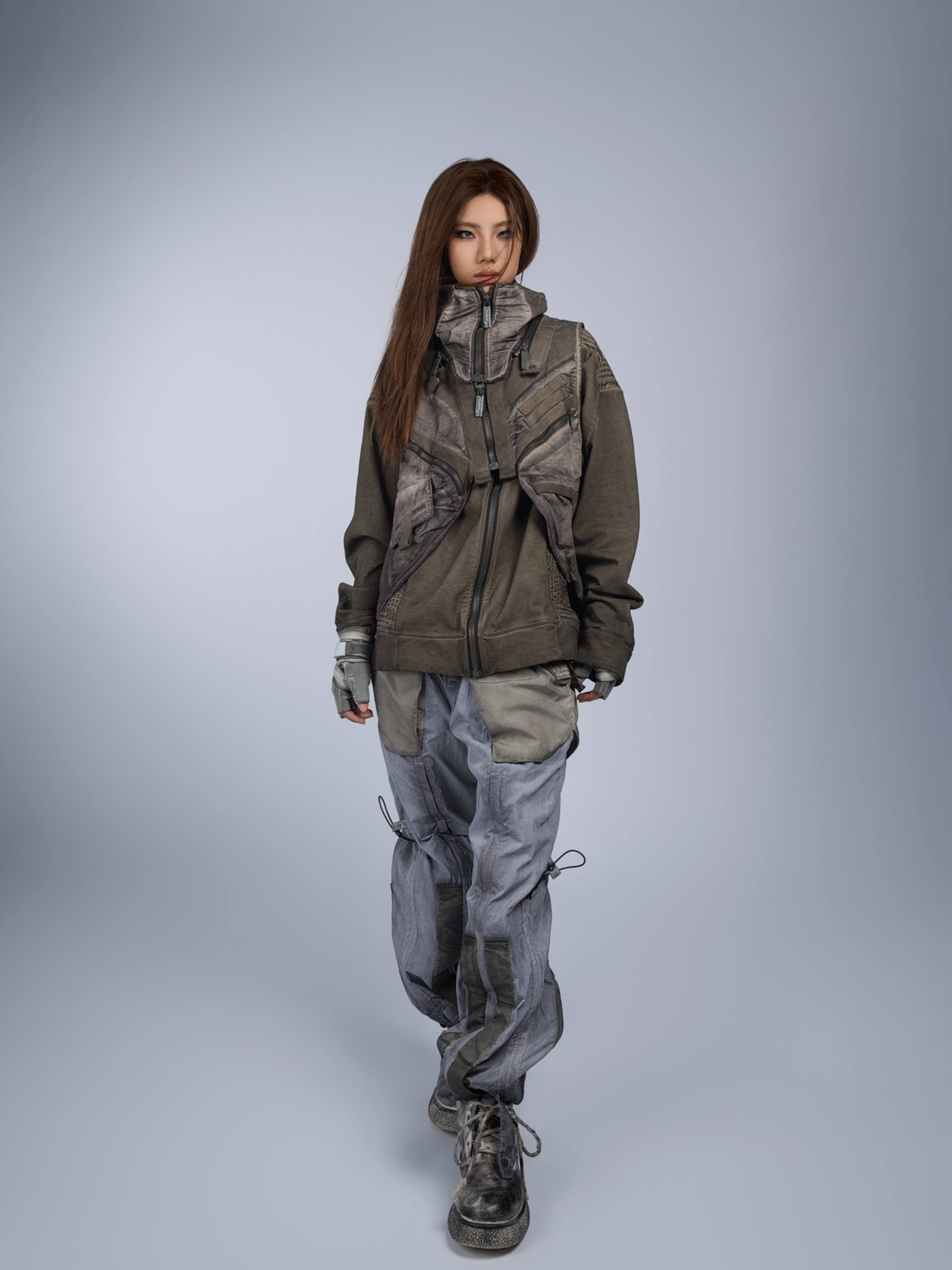 FlexCanopy - Unisex Asymmetric 3D Pocket Detachable Vest