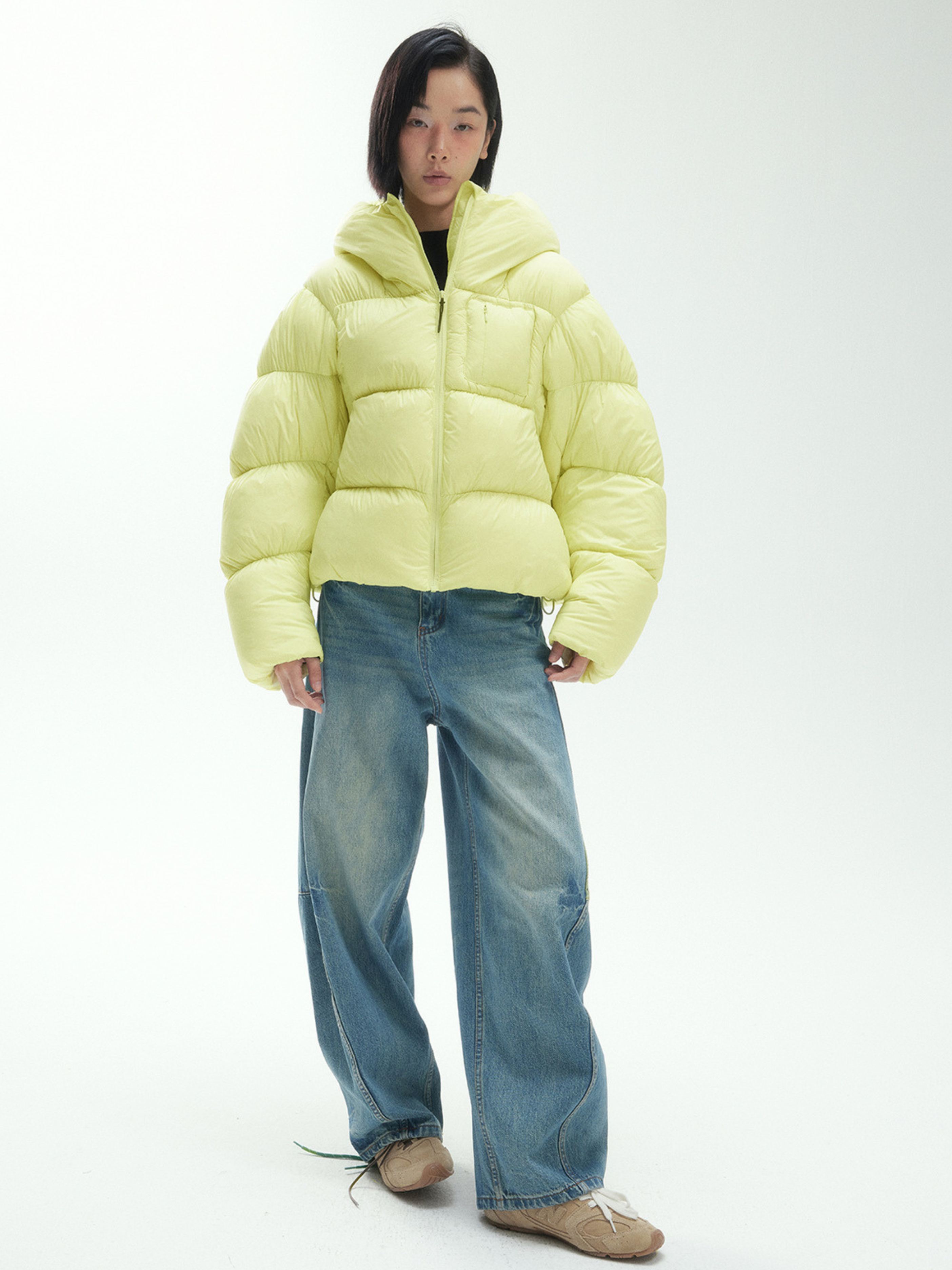 RavenScope - Women’s  90% White Duck Down Puffer Hooded Jacket