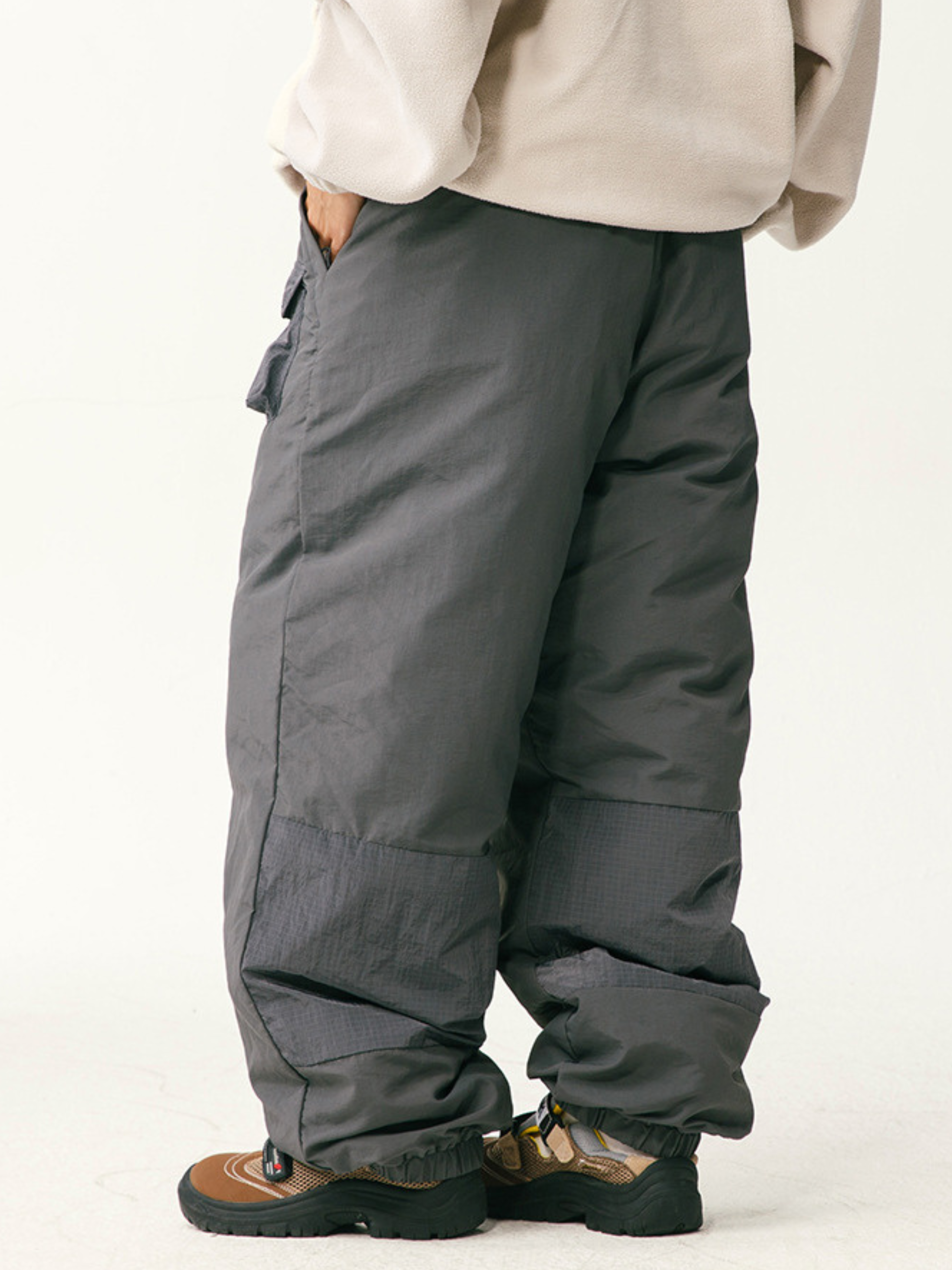 EaglePeak - Unisex 90% Duck Down Utility Snow Pants with Cinched Hem