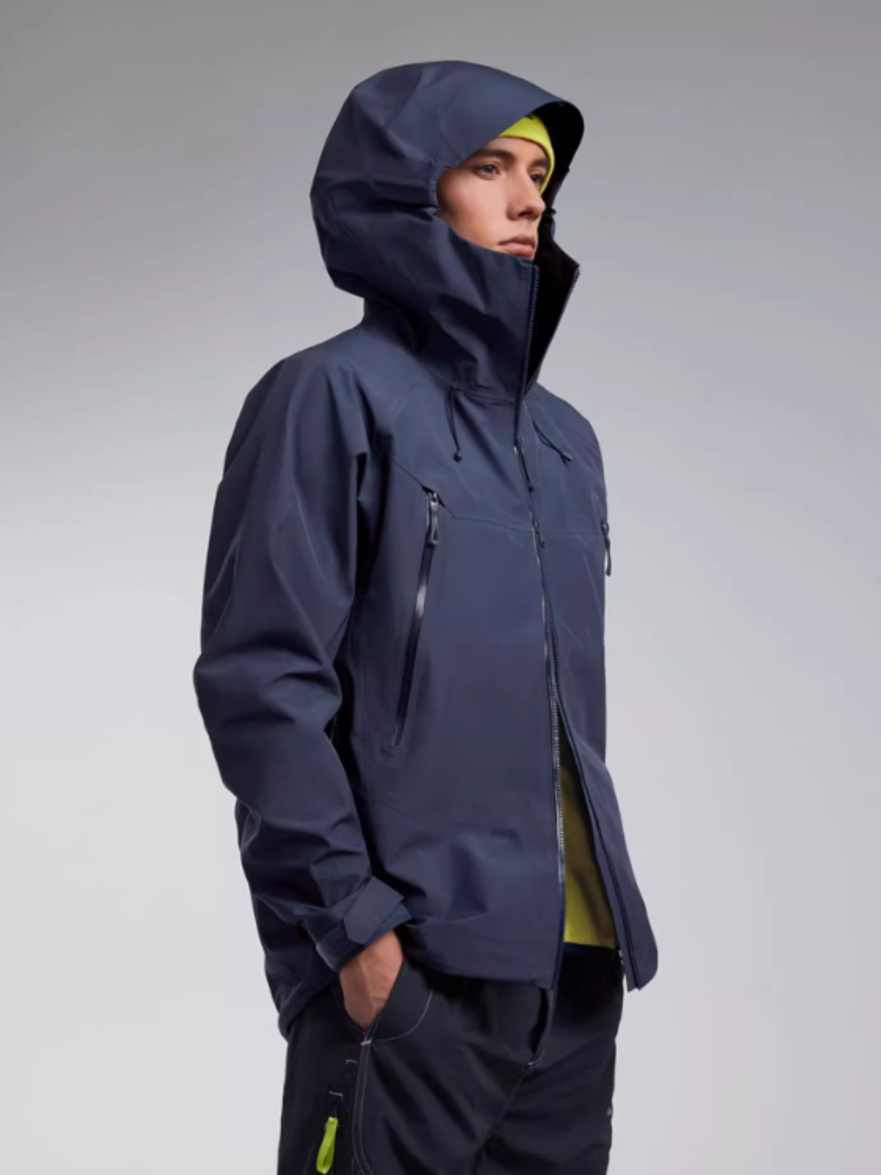GONGGAR-S - Hard Shell Hooded Jacket