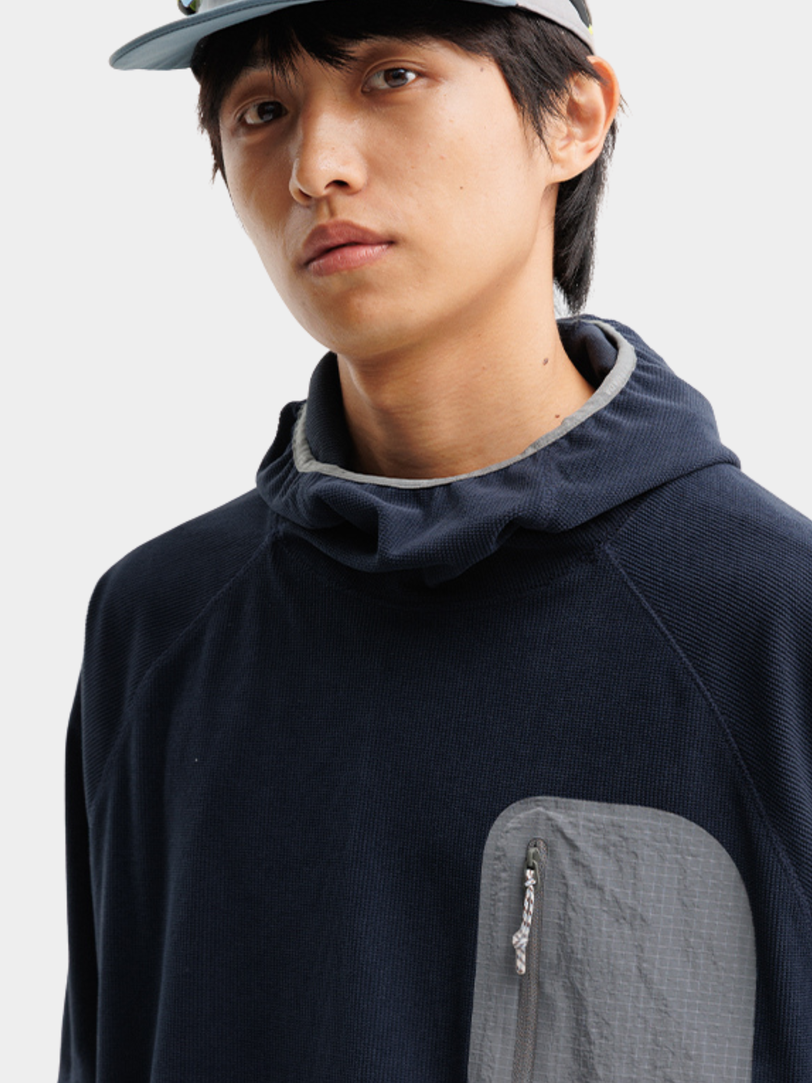 Crag - Moisture-Wicking High Neck Hoodie Base Layer