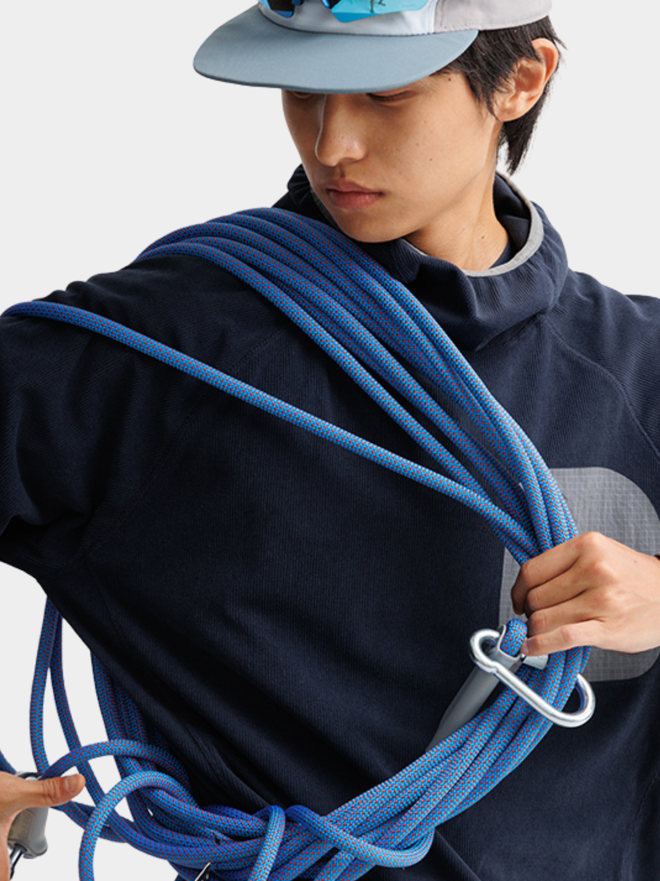 Crag - Moisture-Wicking High Neck Hoodie Base Layer