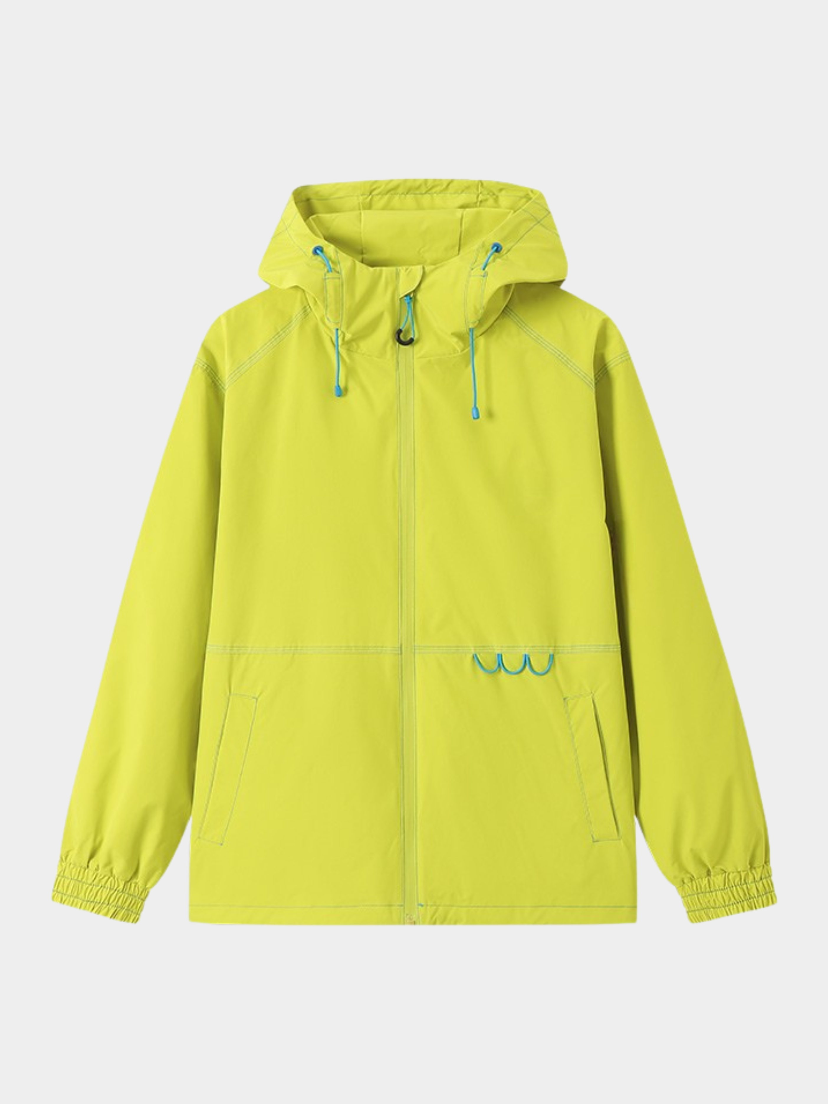 EchoDeck - Unisex Teflon® Triple-Defense Colorblock Drawstring Jacket