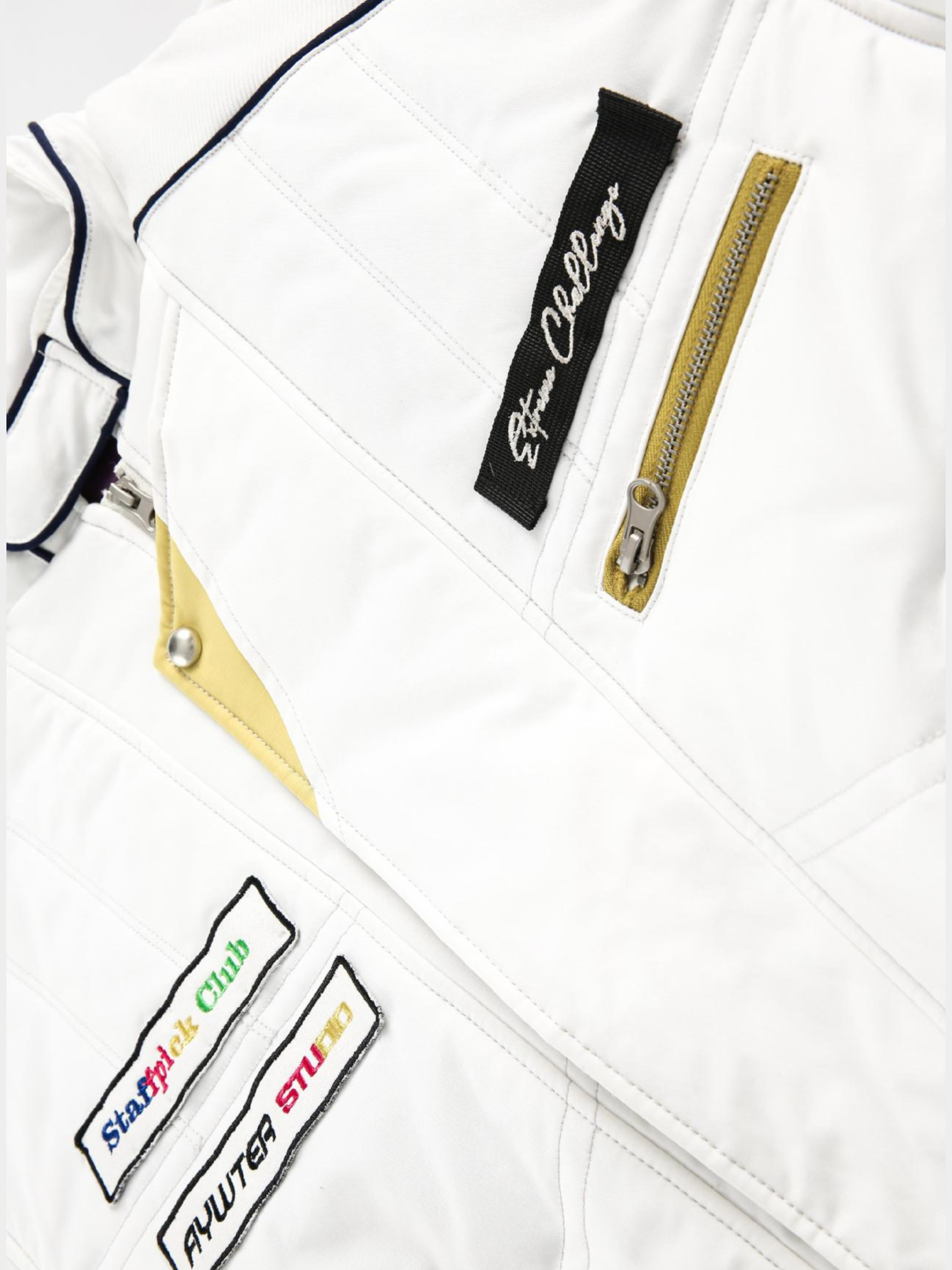 CanyonBoard - Women's Retro Badge Racer-Inspired Padded Jacket