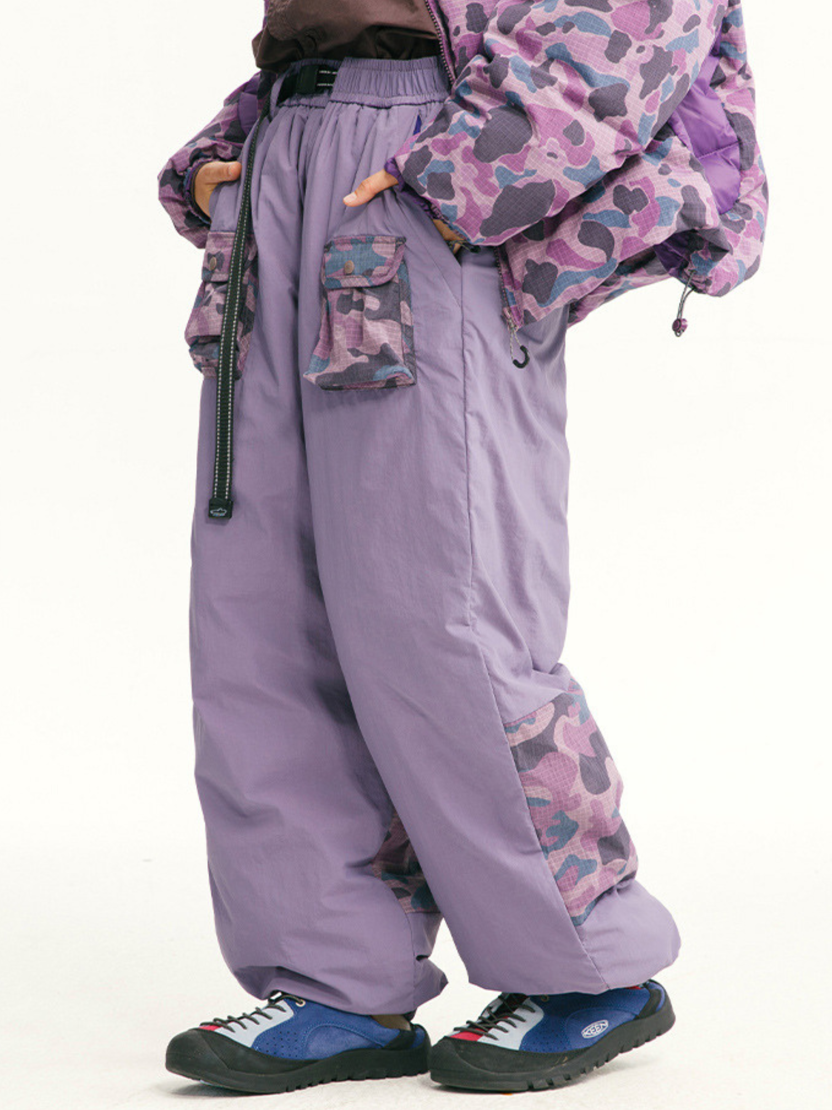 EaglePeak - Unisex 90% Duck Down Utility Snow Pants with Cinched Hem