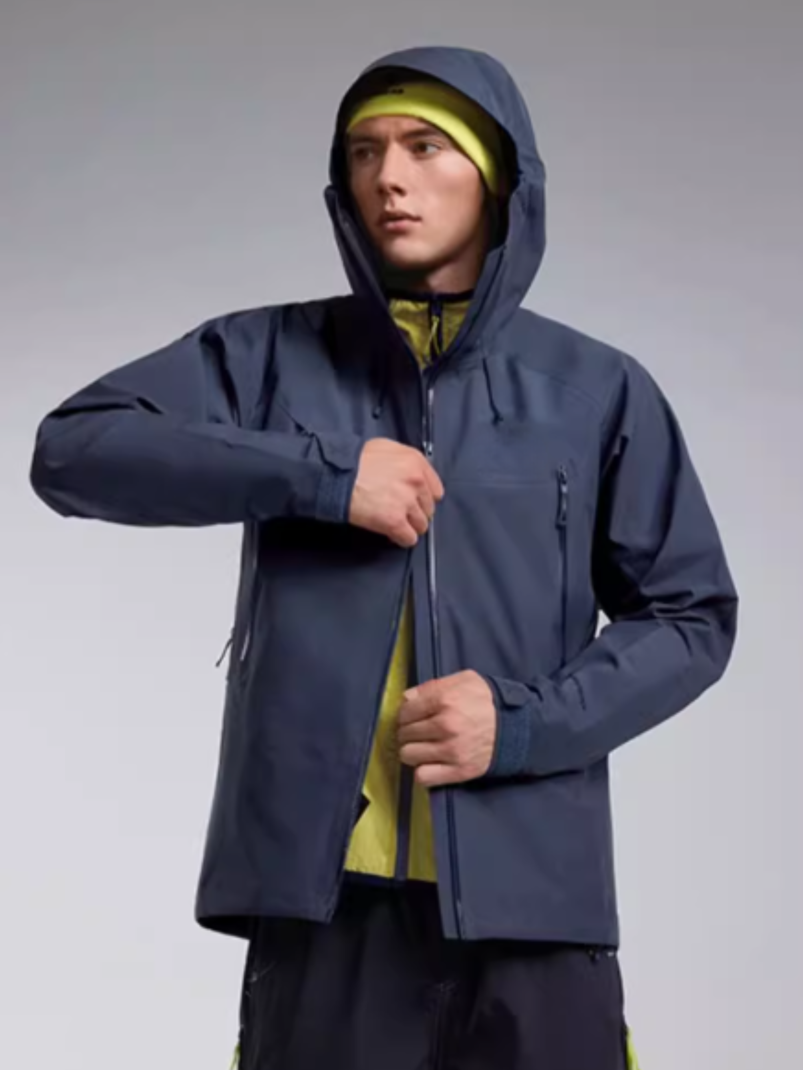 GONGGAR-S - Hard Shell Hooded Jacket